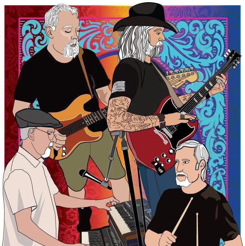 A cassette tape with a pink label that reads "WristBand Playing the Good Stuff Always - Every Venue."