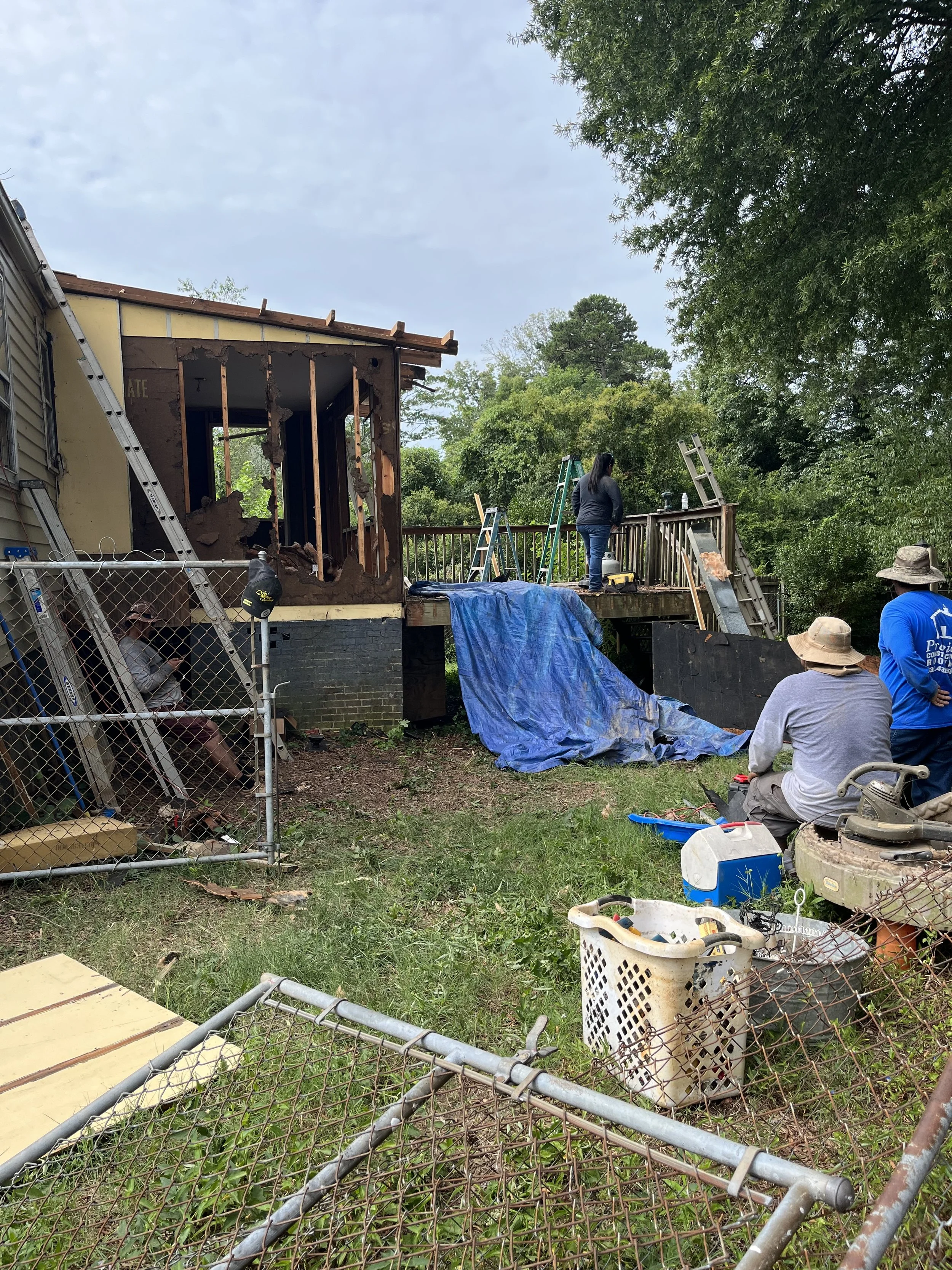  Mid-demo of the addition  