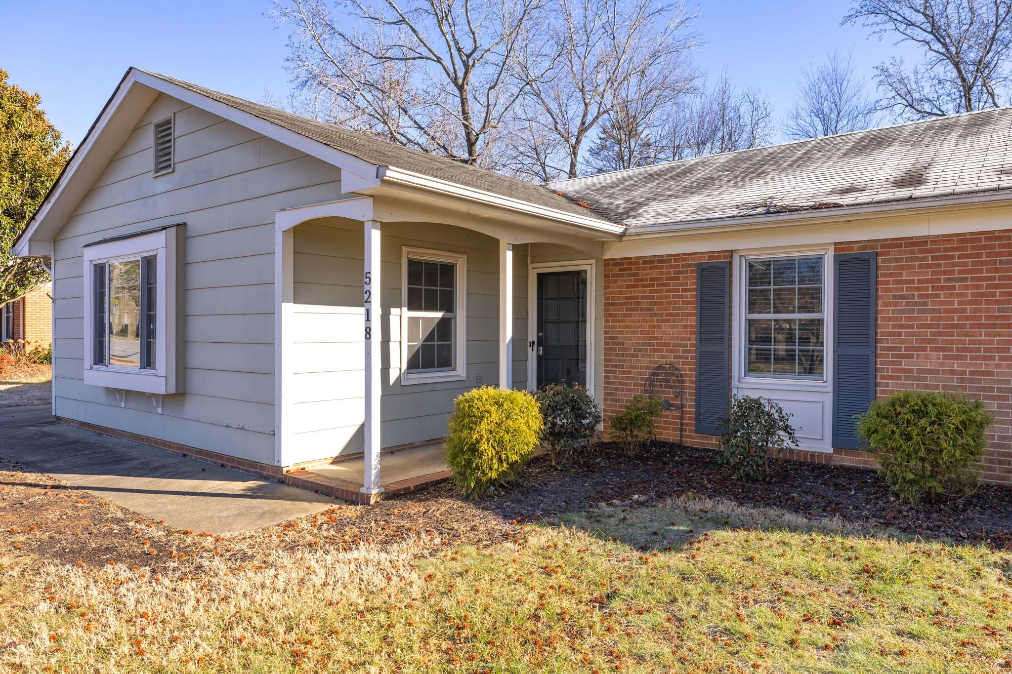 Inviting covered entryway leading into this well maintained Greensboro home