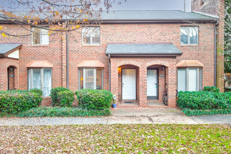 College Hill brownstone condo rental in Downtown Greensboro NC