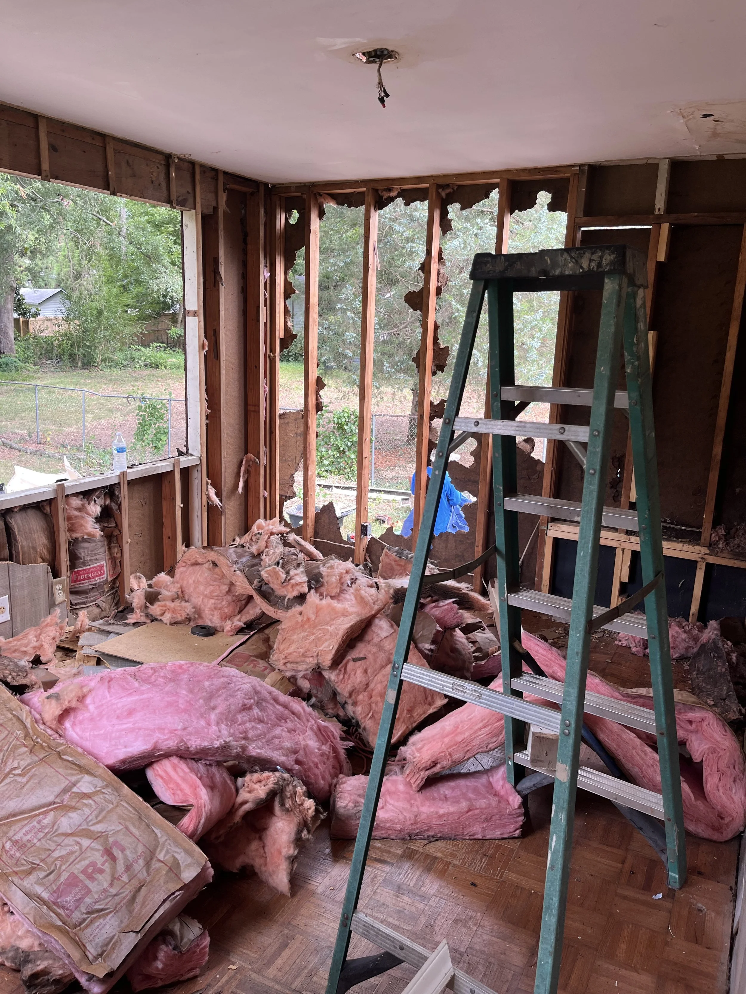  Everything in this room had various vermin and cootie cotings.  