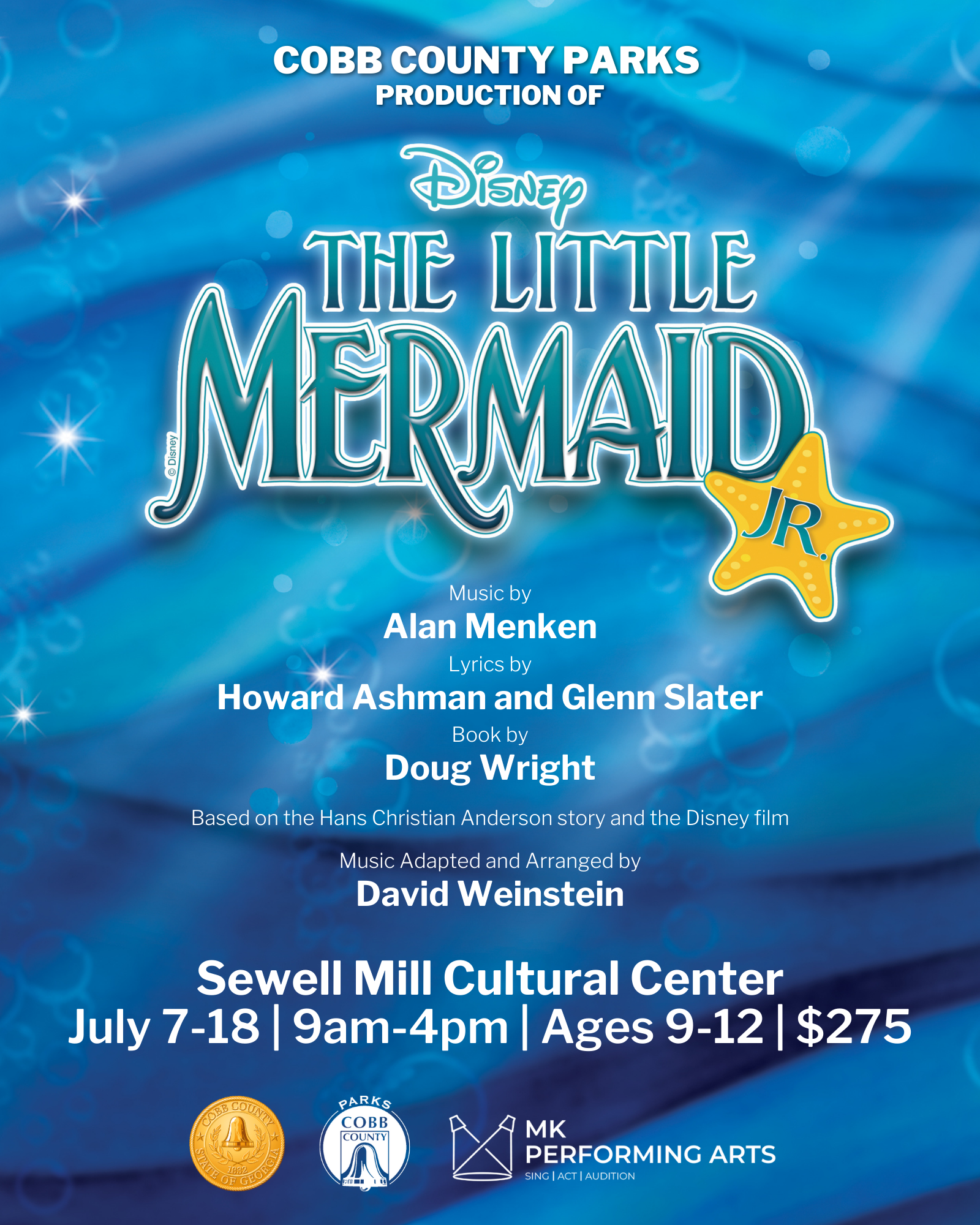 Show poster for Disney Little Mermaid Summer Camp