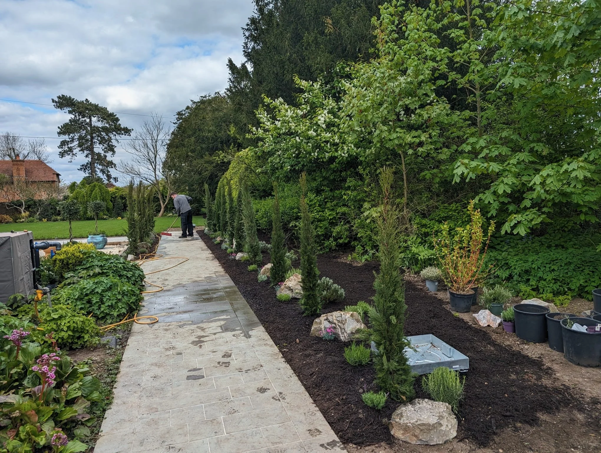 Surrey Acres Ltd - Flower Bed Progress.jpeg