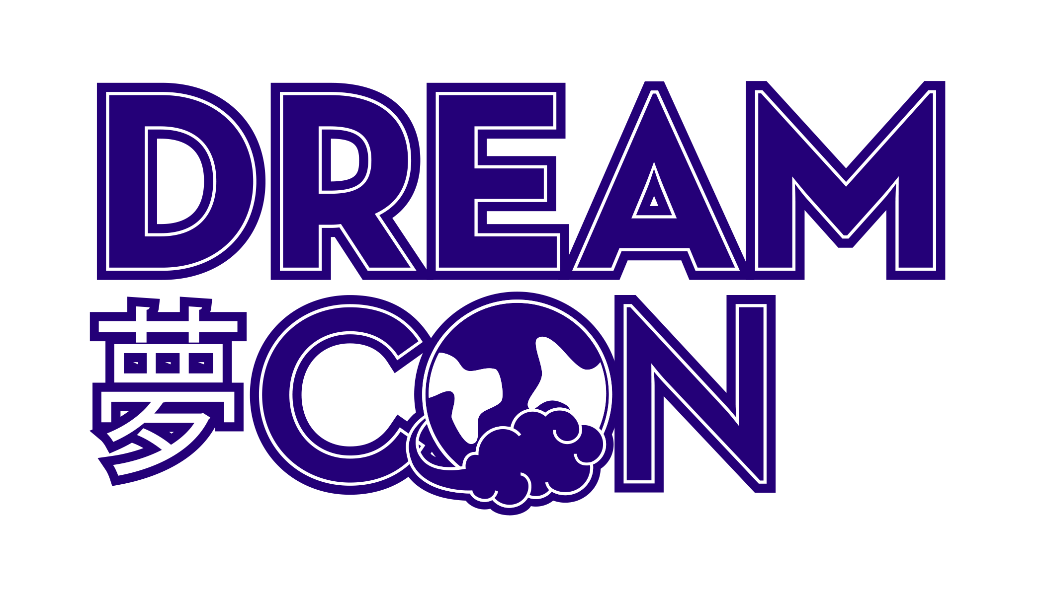 Text reading 'DREAM ON' with a stylized skull and grapes graphic.