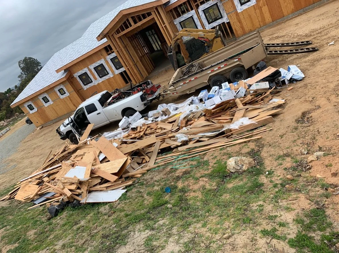 Construction Cleanup - Before