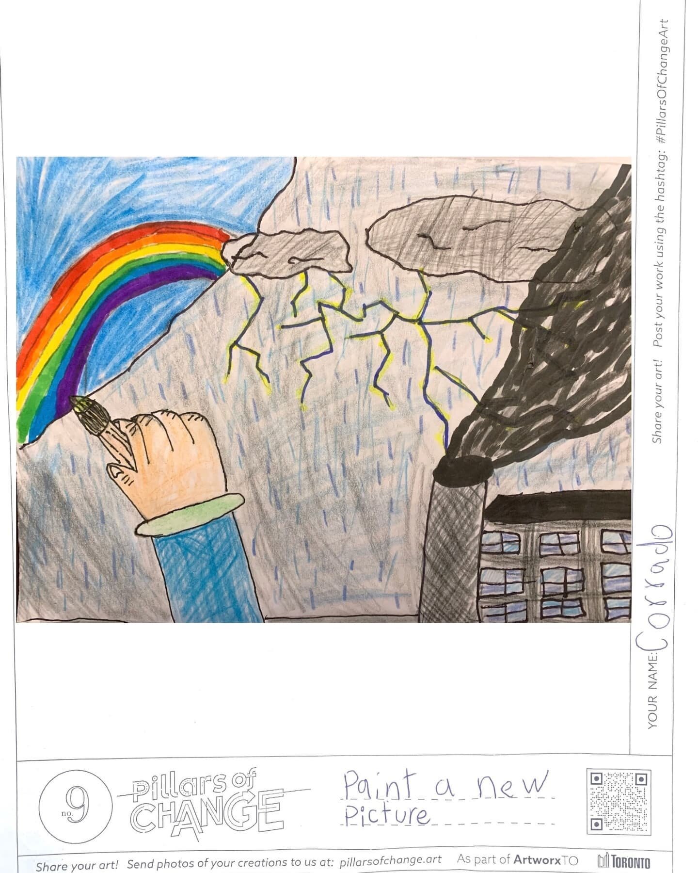 We&rsquo;re bringing you six more wonderful young artists from Garden Avenue Public School who have answered the question: ⁠
⁠
What social and environmental issues matter most to you?⁠
⁠
Swipe through for more inspiring art!⁠
⁠
1) Corrado &ldquo;Pain
