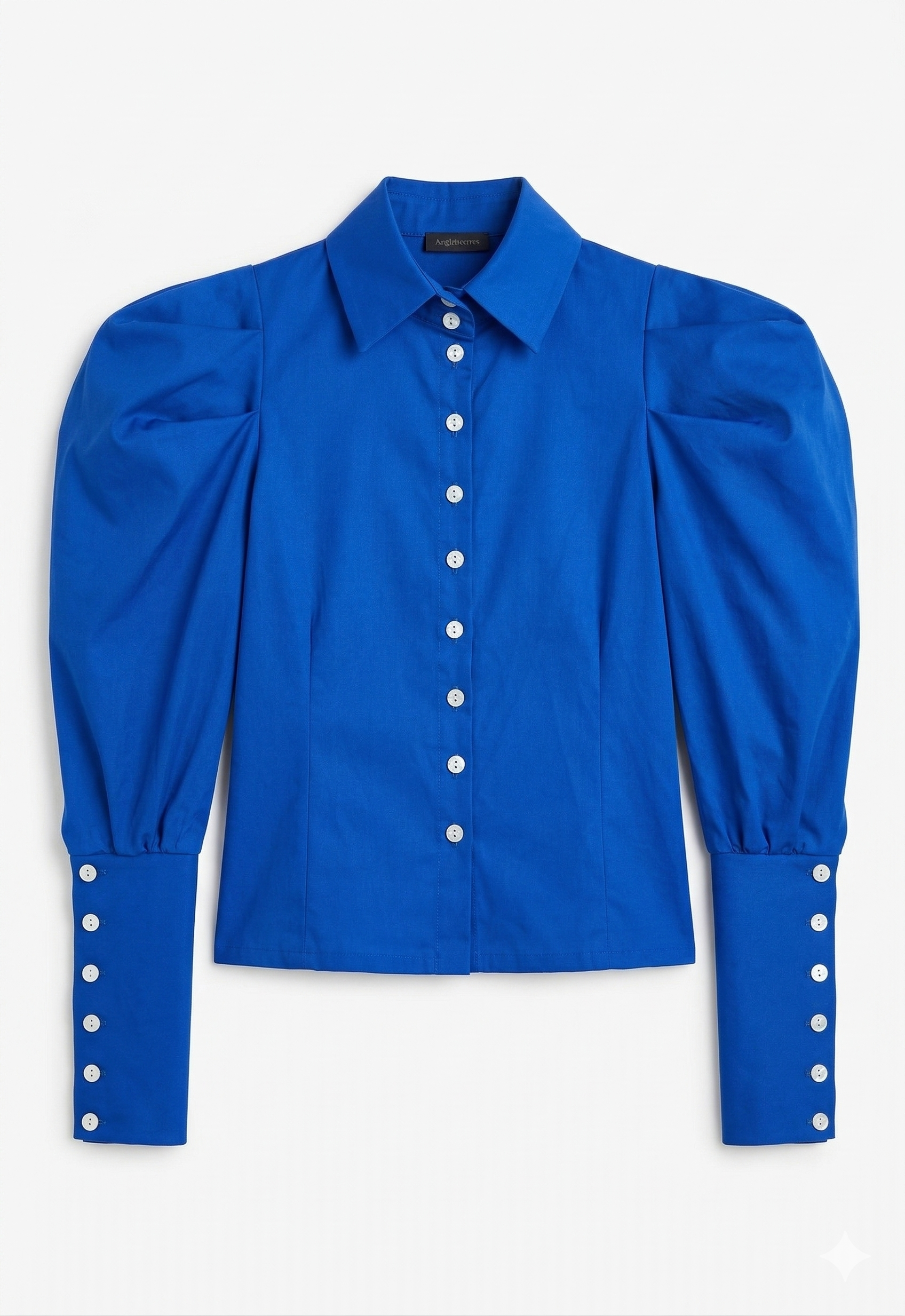 Oben Blaue Otte Bluse .png