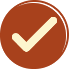 Brown Checkmark Icon