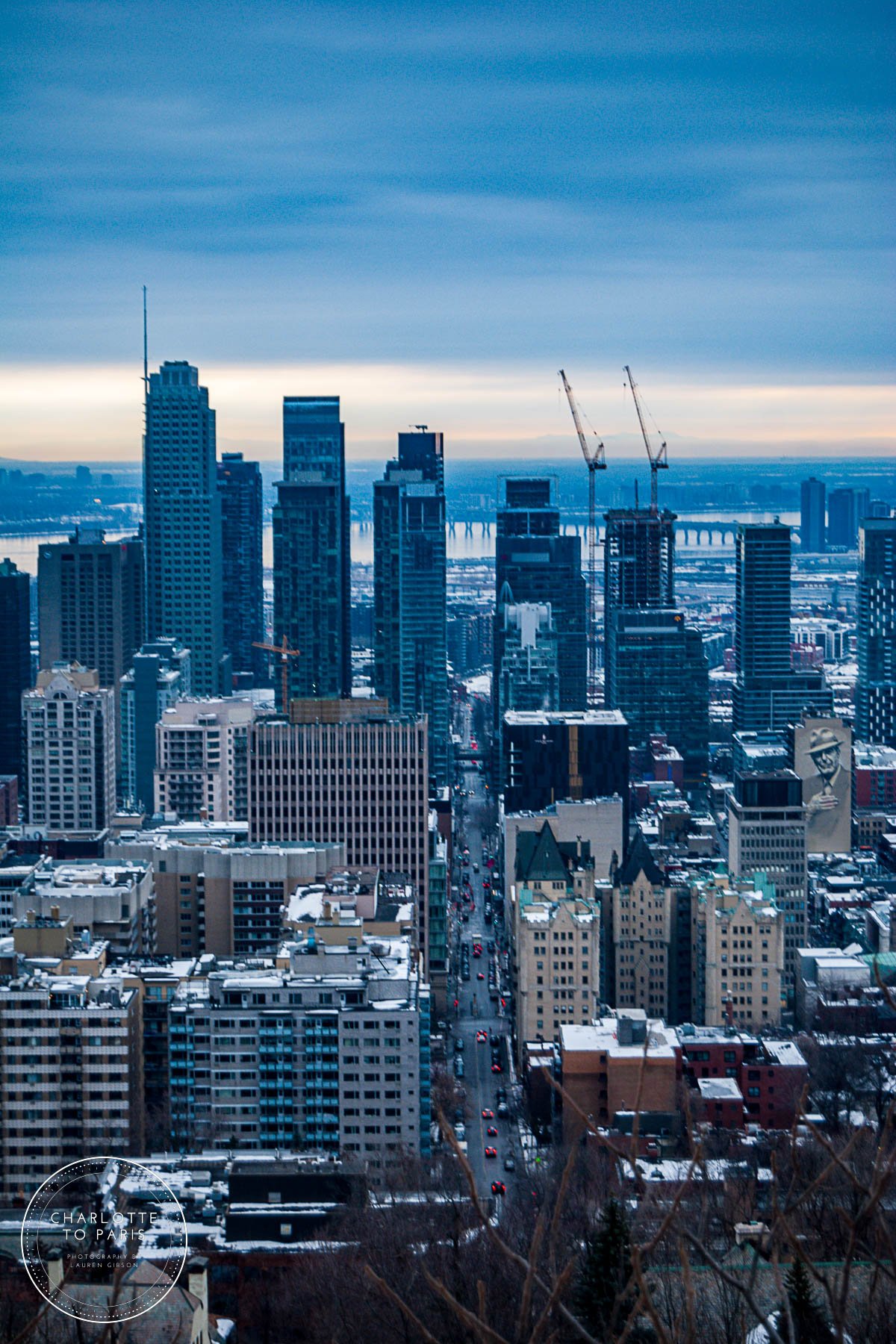 Downtown Montréal from Kondiaronk Belevedere (Parc du Mont-Royal)