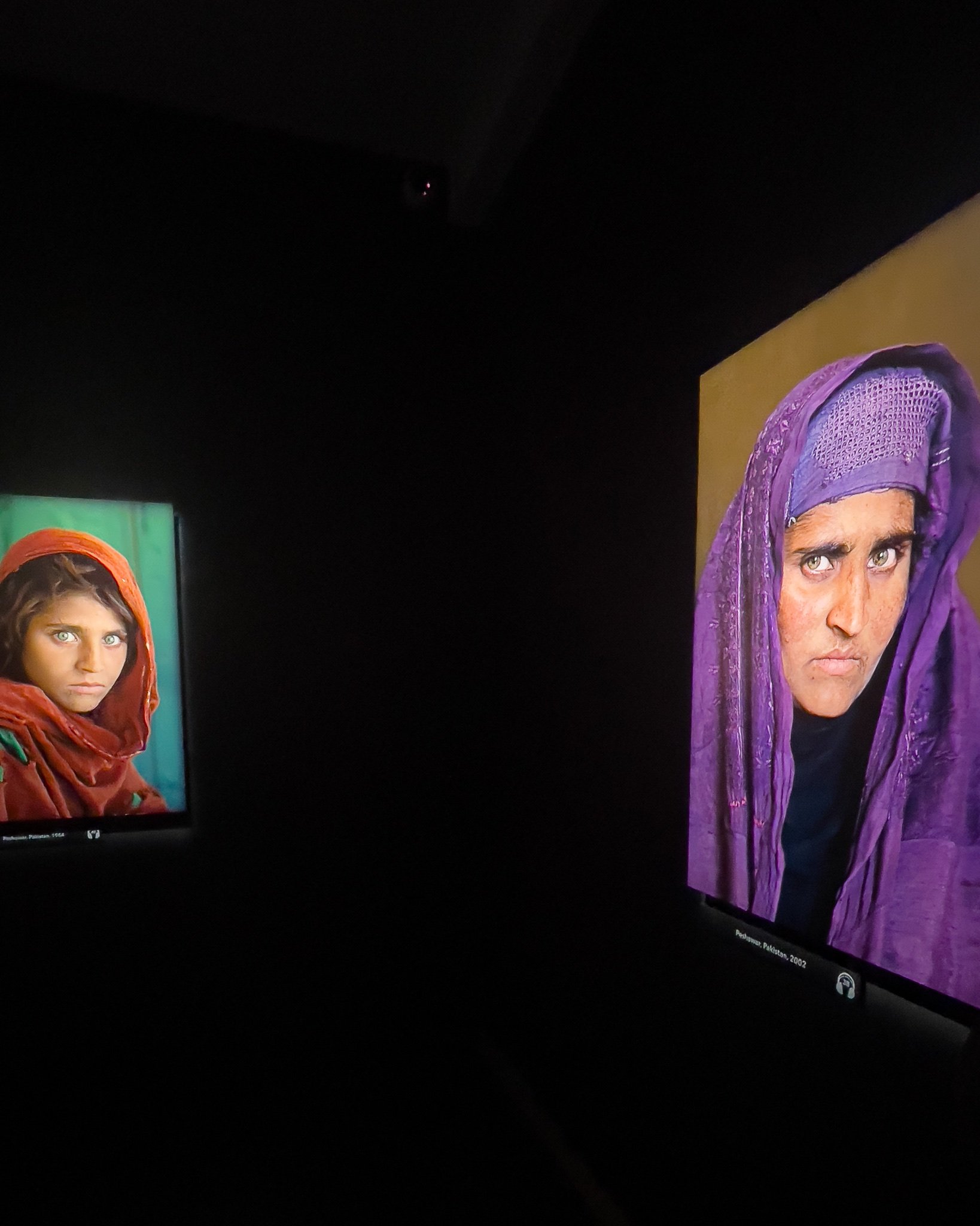 Images by Steve McCurry, temporary exhibit at Musée Maillol