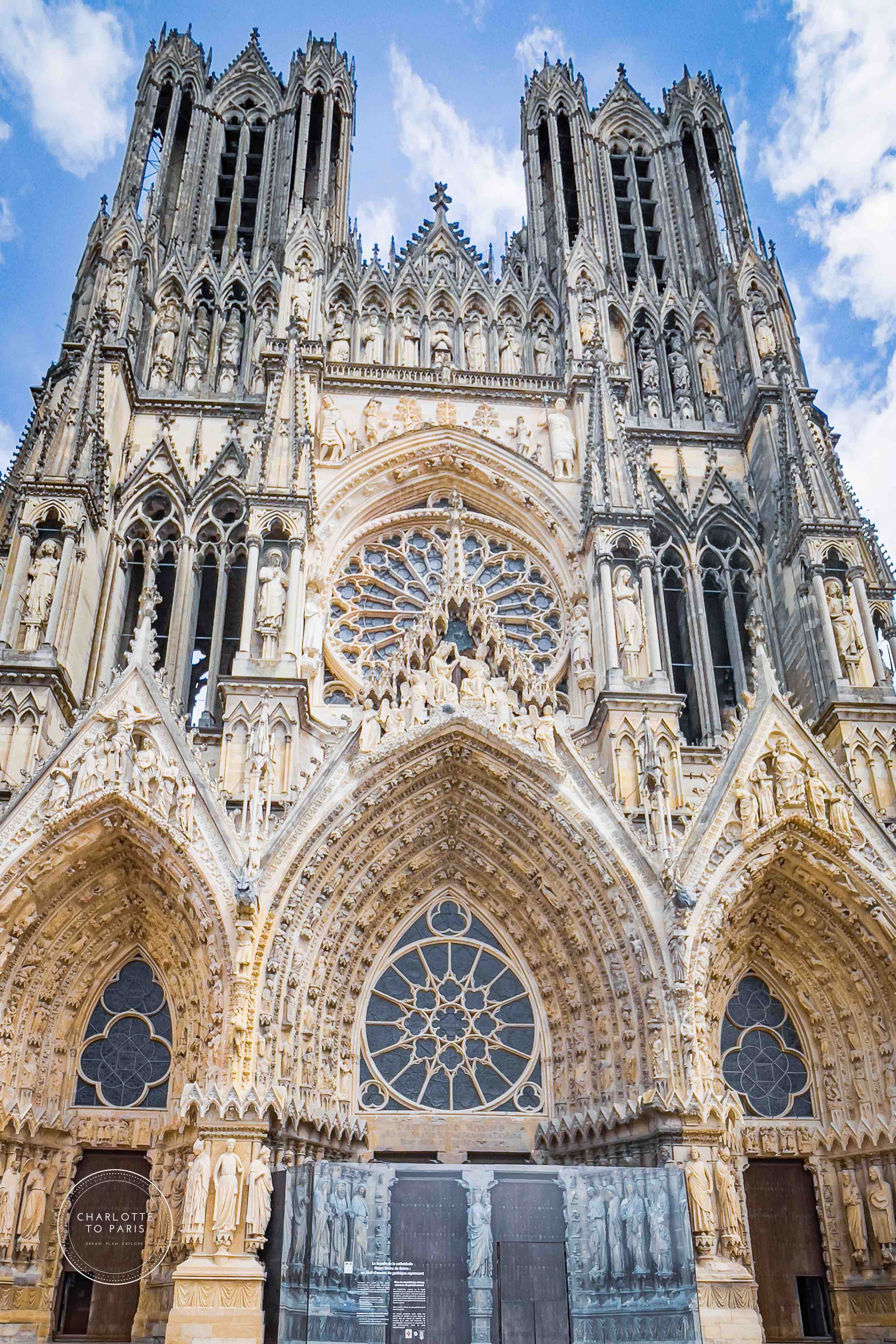 Front Exterior, Reims Cathedral
