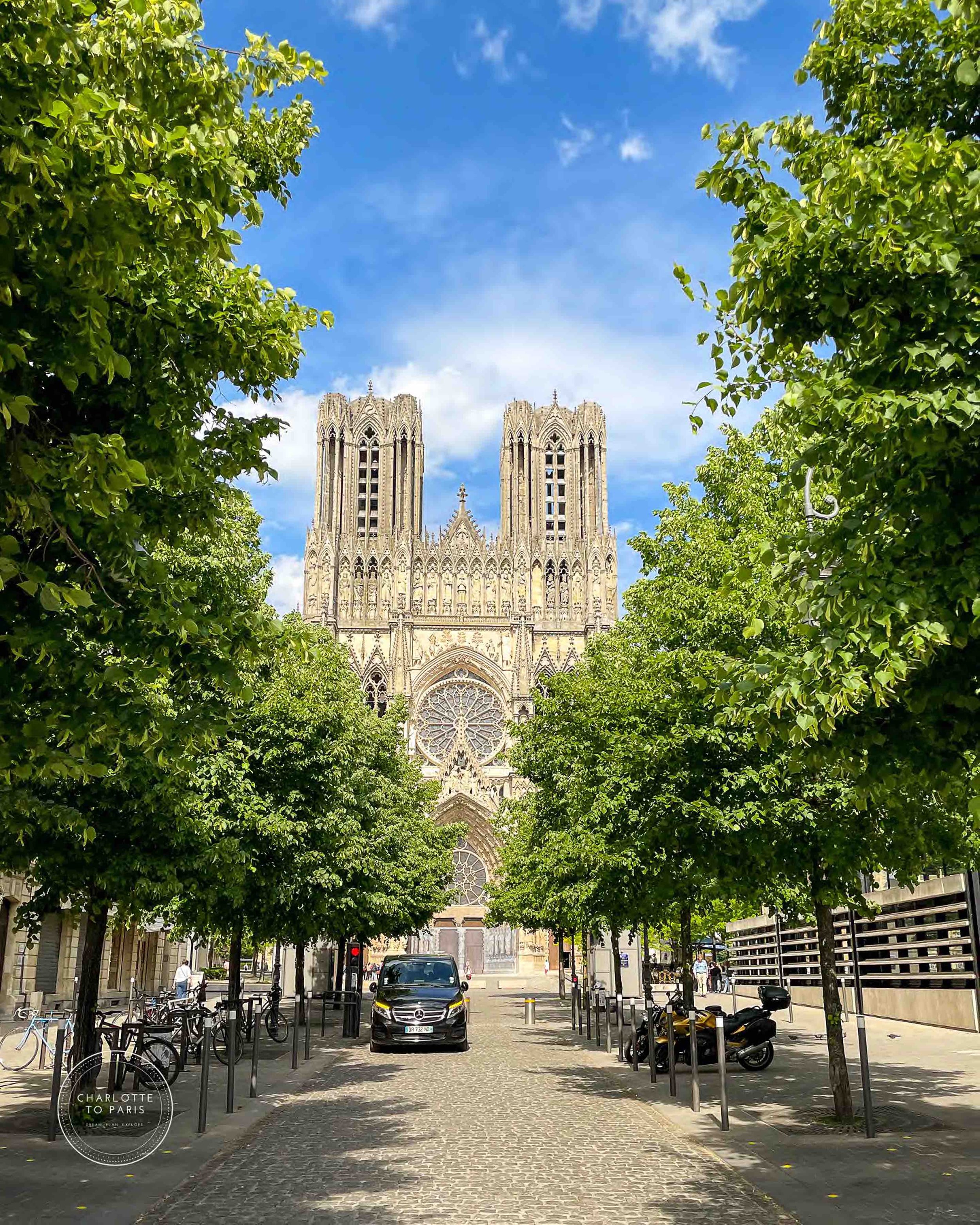 A Sudden View of Notre Dame de Reims