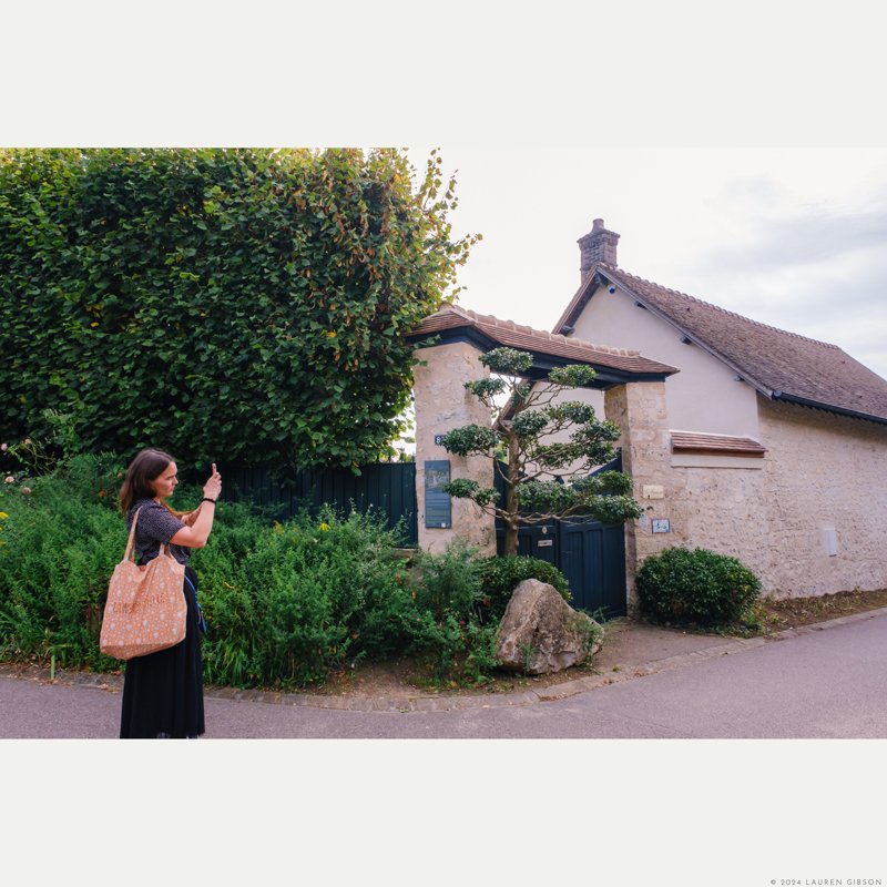 Alex in Giverny