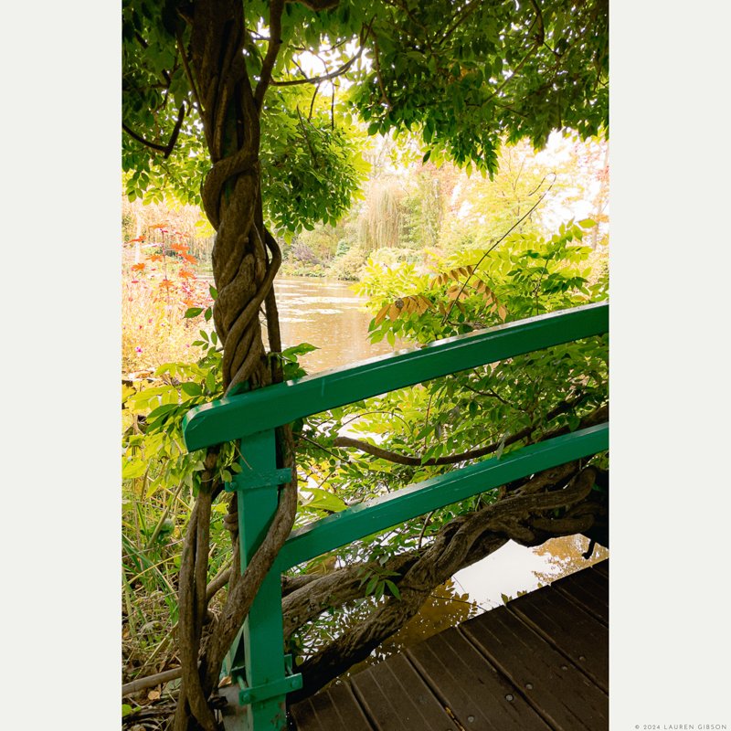 Japanese Bridge Details, Monet's Water Garden