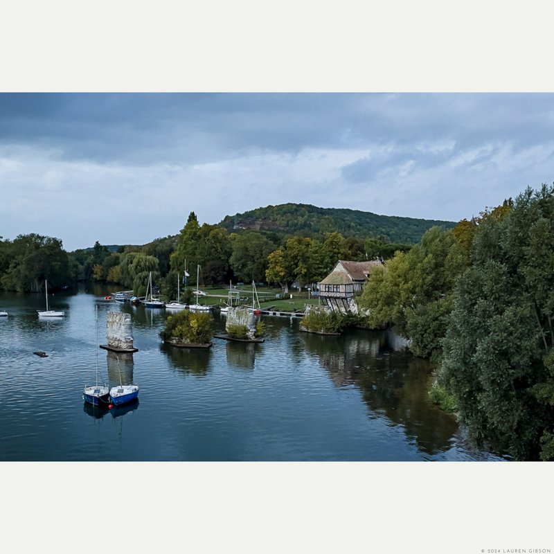 Vernon and the Seine, Normandy France