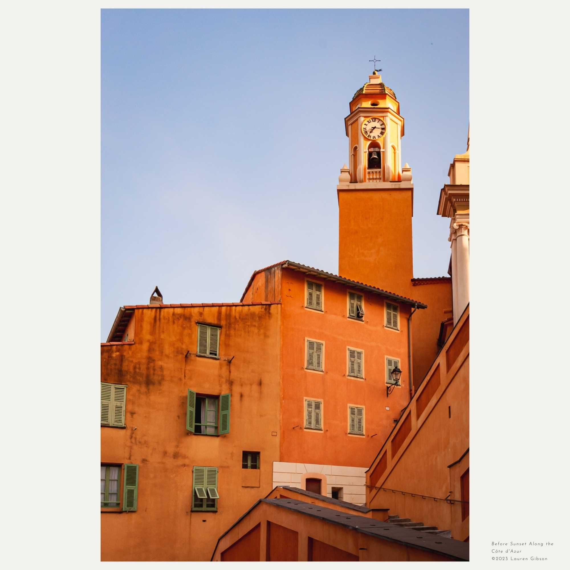 Before Sunset Along the Cote d'Azur — Charlotte to Paris Fine Art Photography Prints and Slow