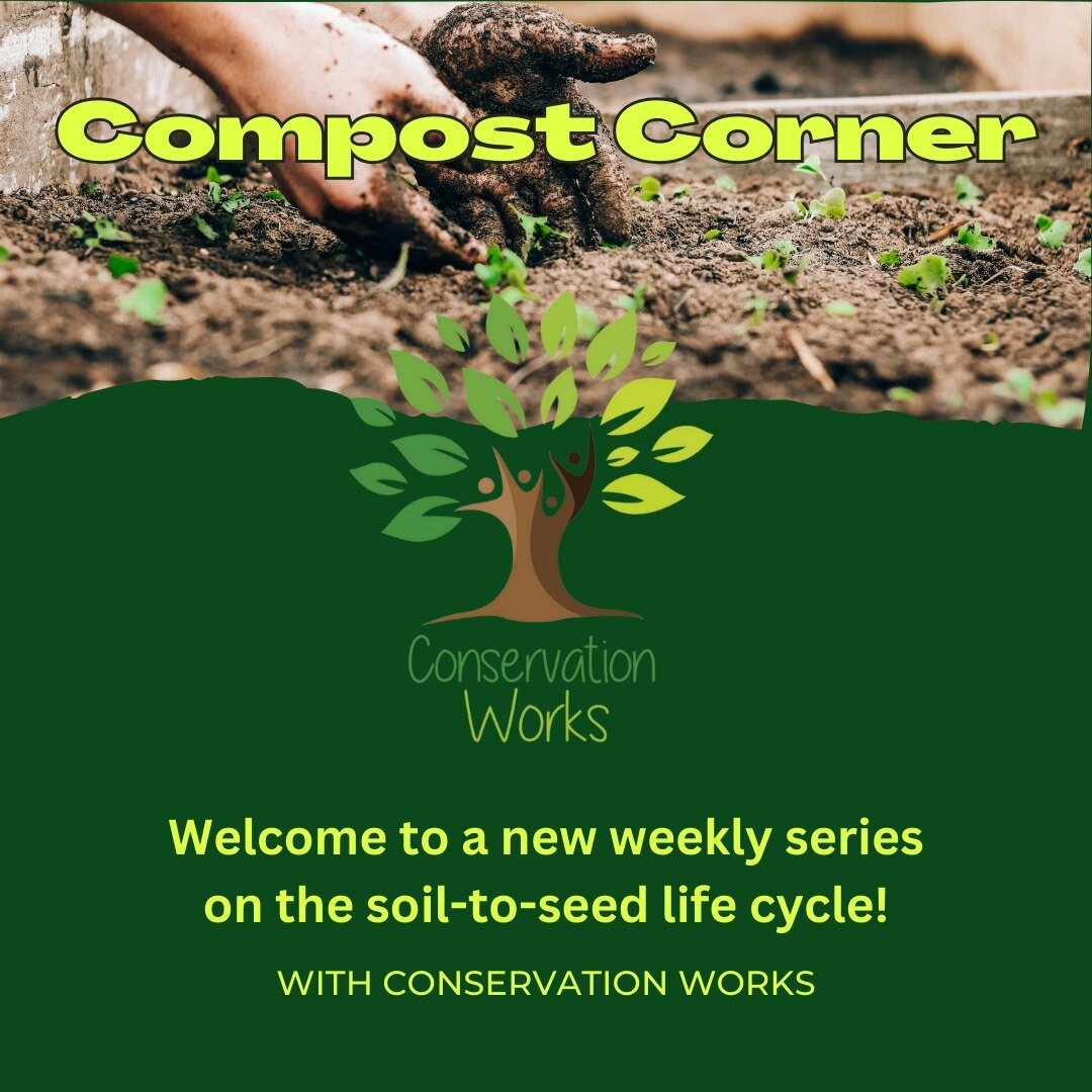 Come on in to the #CompostCorner! Keep scrolling to learn how easy it is to compost. From small indoor worm buckets to large outdoor bins and tumblers, composting is an important step individuals and organizations can take to build climate resilience