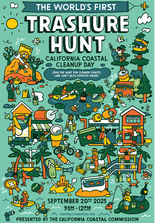 CA Coastal Clean Up Day at Shell Beach, Sonoma County