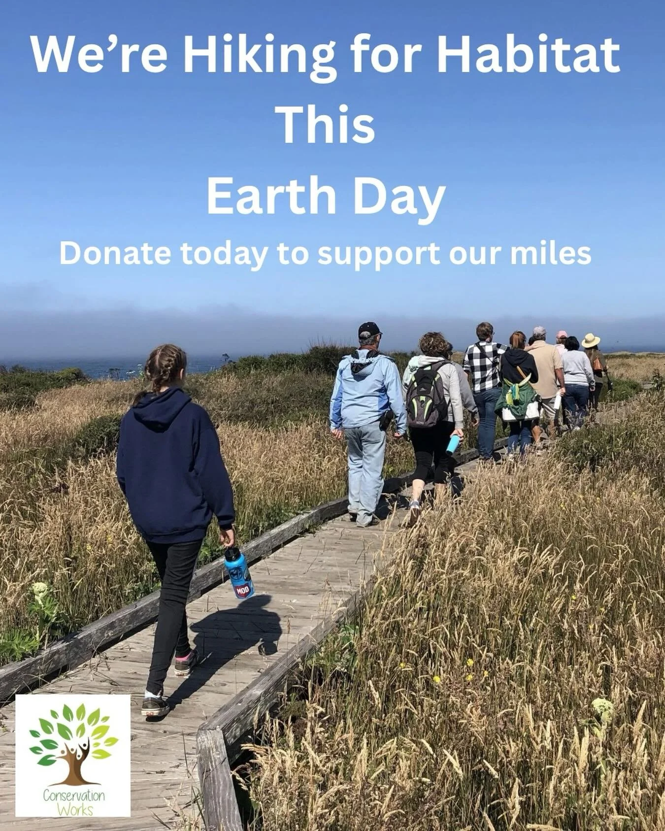 We are walking up a storm this Earth Day to collectively walk 56 miles to celebrate the 56 years of Earth Days!

Can we do it?????? That&rsquo;s a lot of miles&hellip;

-TJ our Russian River Confluence Program Manager is walking the 20 miles of the S