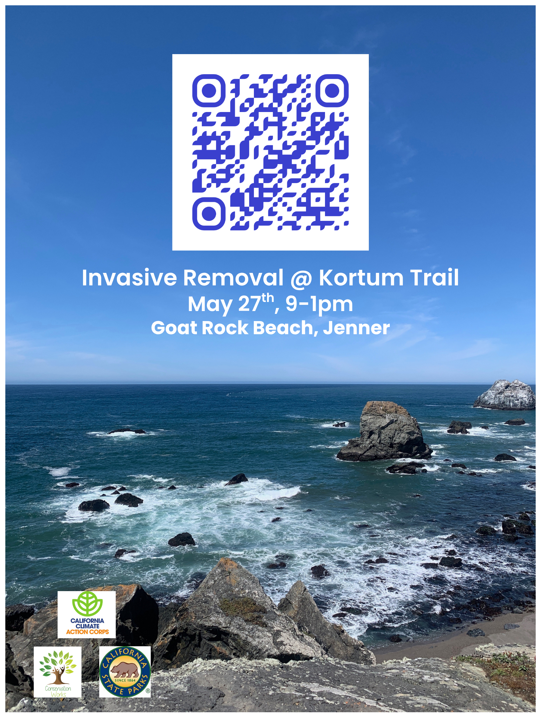 Invasive Species Removal at Goat Rock Beach