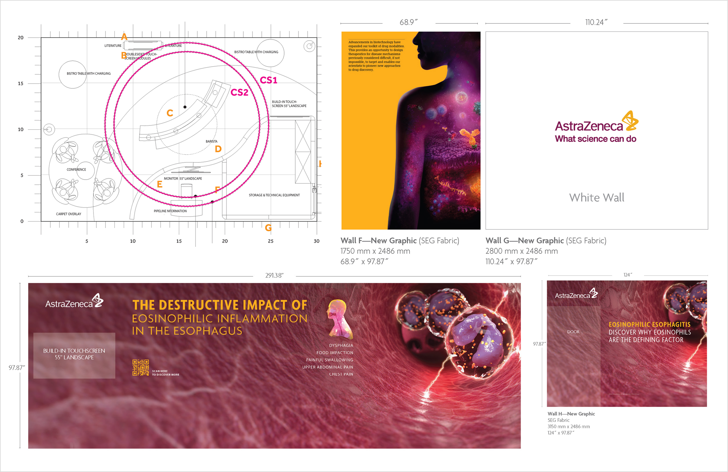 Print, specs and final artwork for the event booth.