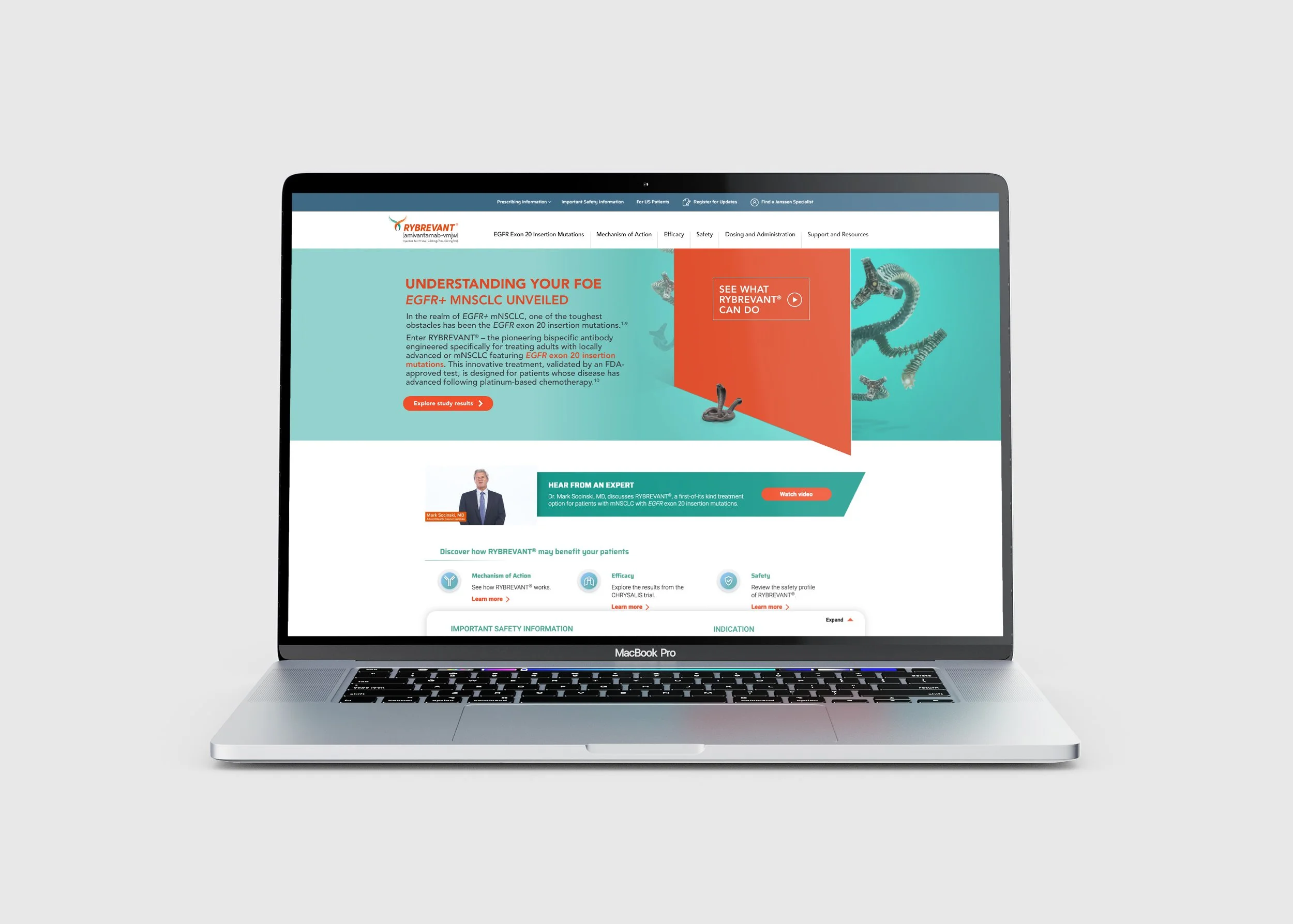 Digital, HCP Landing Page