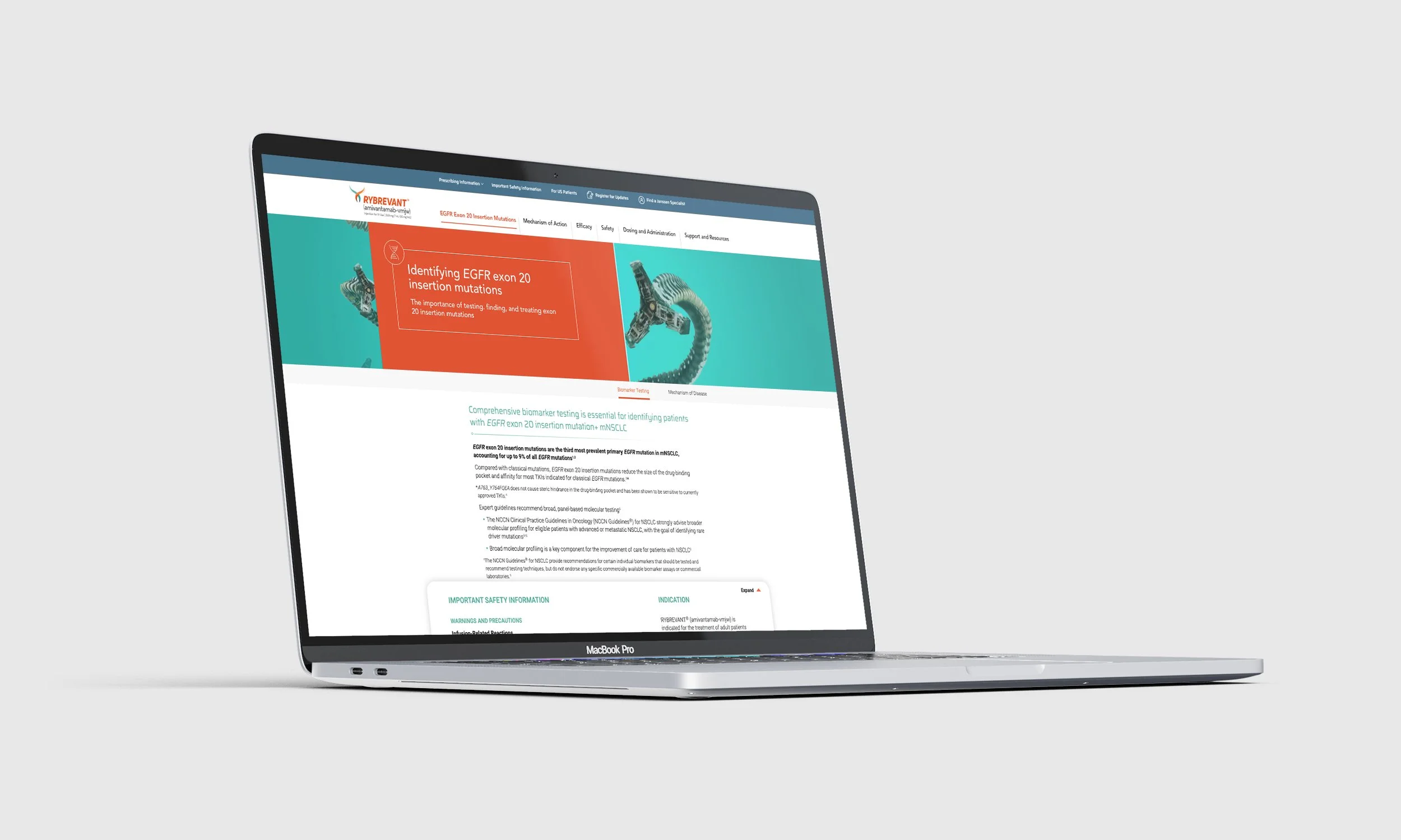Digital, HCP Landing Page
