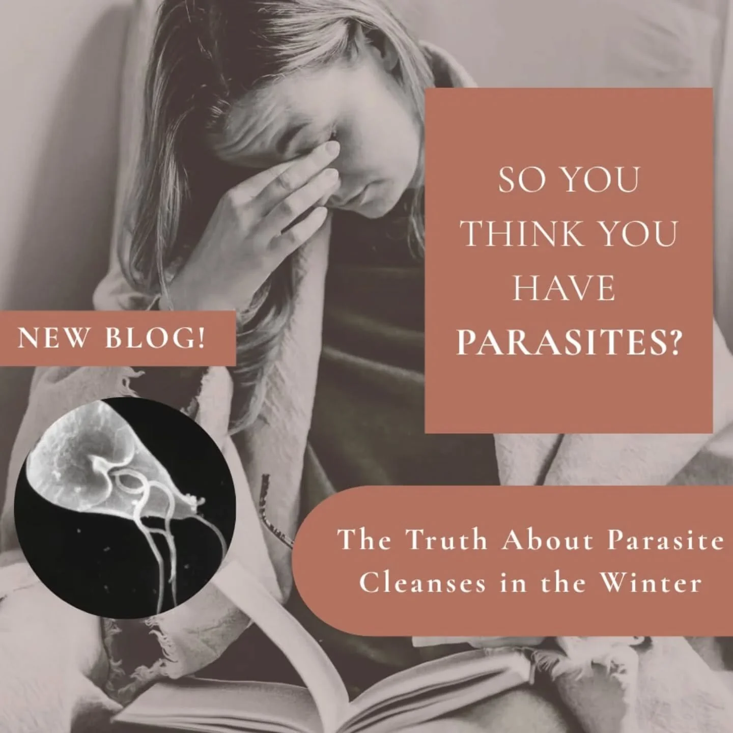 I have a new blog post up! 

🪱 Parasites exist! 🪱 

But fear-driven cleansing in the dead of winter is not always the best, or evidence-based, approach. 

Check my link in bio to read more about parasite cleansing, and three of the most common para