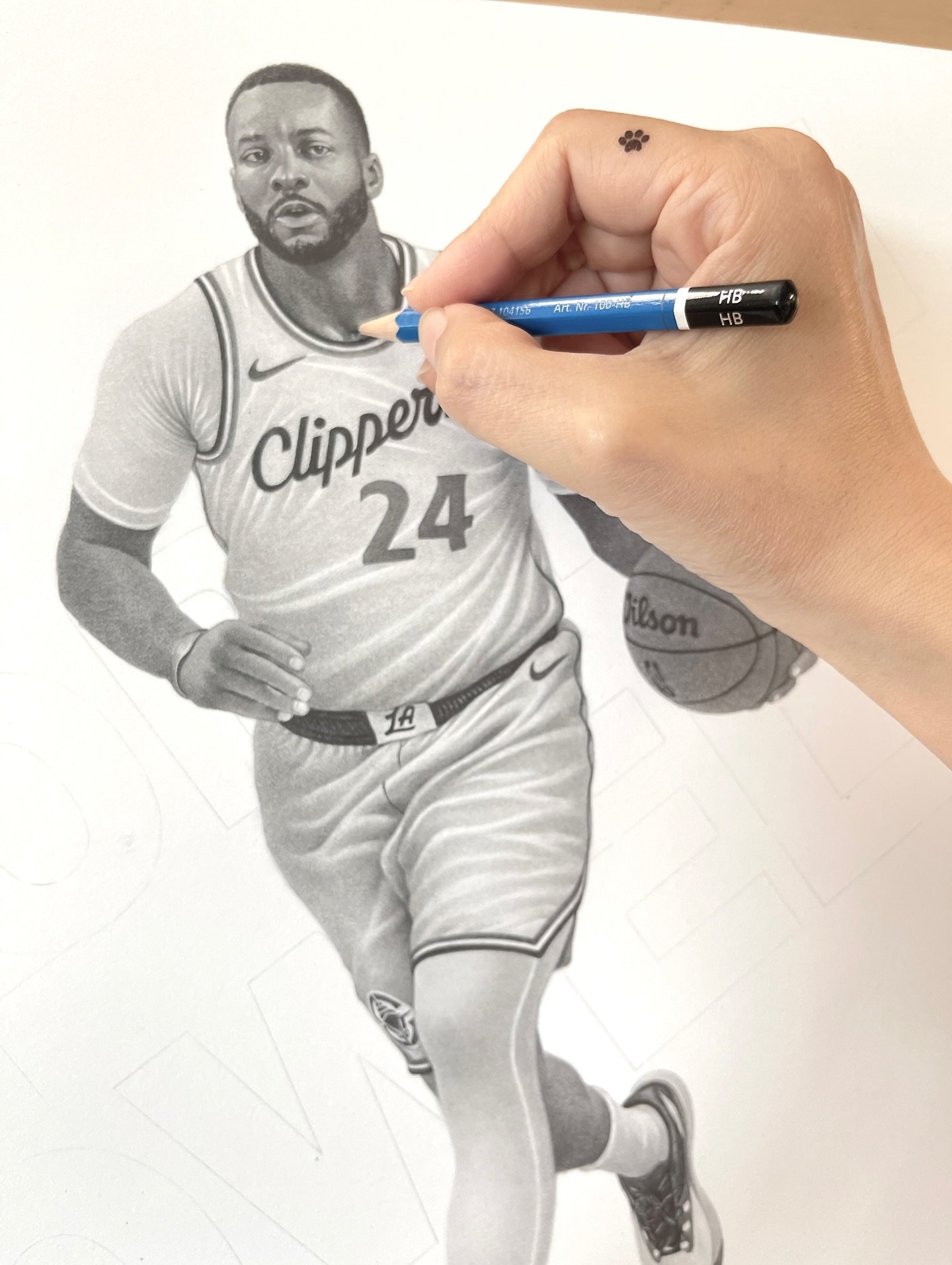 WIP ✏️ 

노먼 파웰 ⛈️ 🏀

@normanpowell4 
@laclippers

#powell #normanpowell #storminnorman #clippers #clippernation #losangelesclippers #nba #nbaplayer #nbaprobasketball #doodle #originalartwork #drawing #pencildrawing #graphitedrawing #portrait #julies