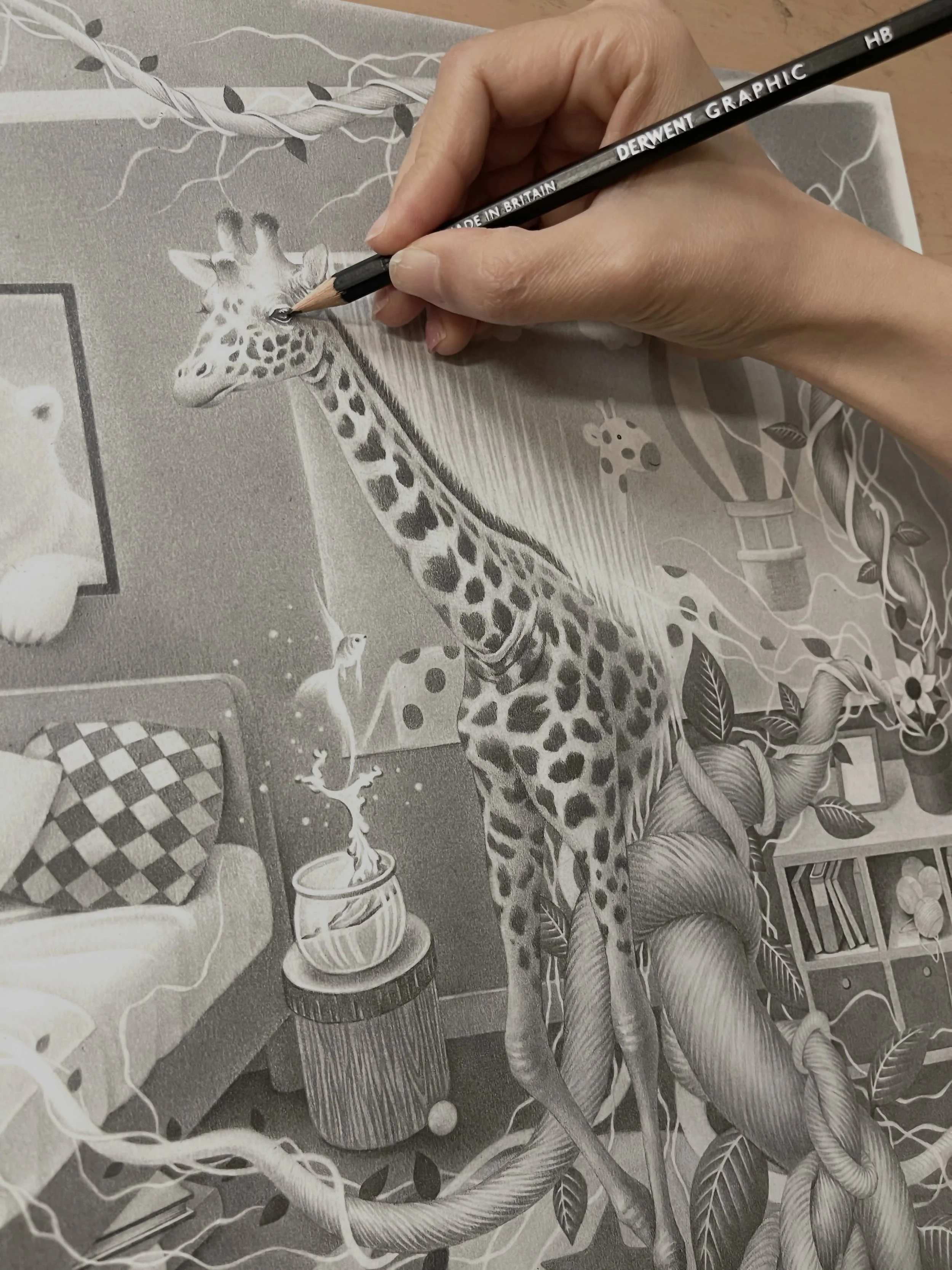 WIP ✏️

For the upcoming exhibition &ldquo;The Art of Alchemy&rdquo;
@havengallery

#theartofalchemy #onefullmoonnight #juliesongart #pencildrawing #derwent