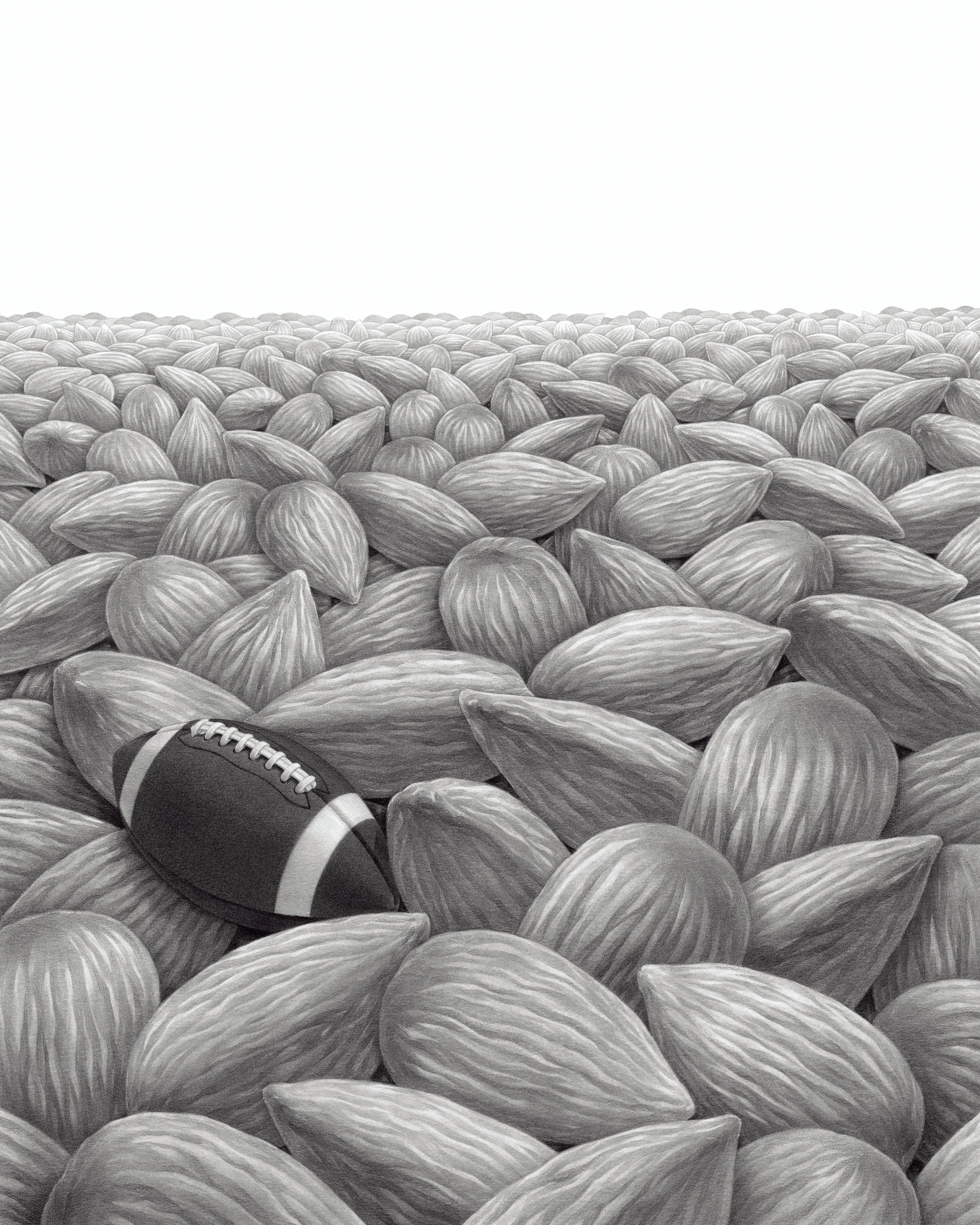 A Football and Almonds