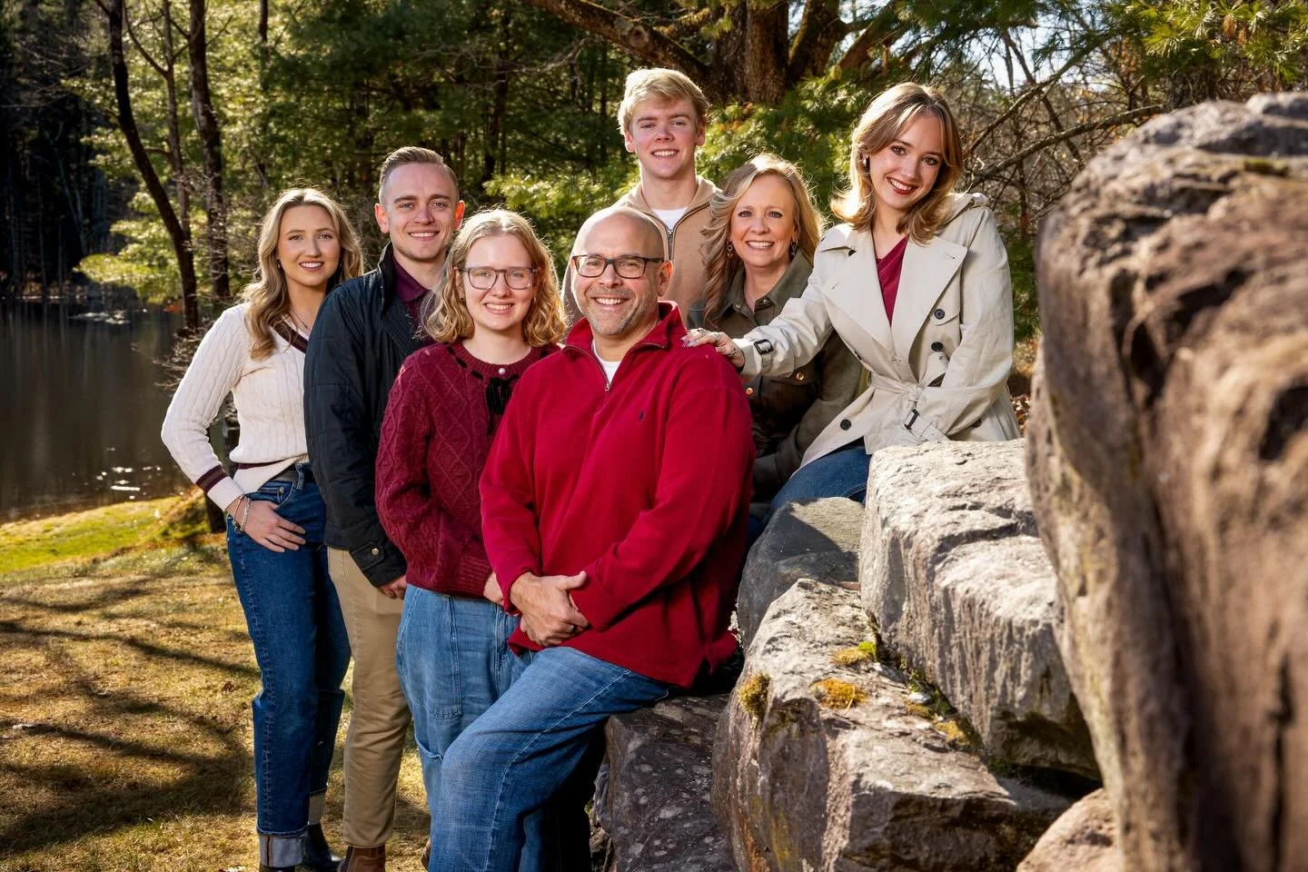 Holiday family photos - take advantage of having them all together at the same time!  Book now for the next time you have them all together.  You get them dressed and I&rsquo;ll show up at your door!