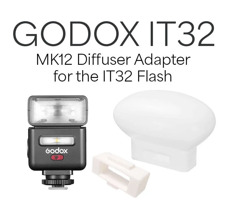 IT32 Flash Adapter for Godox Diffuser MF12 (MF12 Not Included)