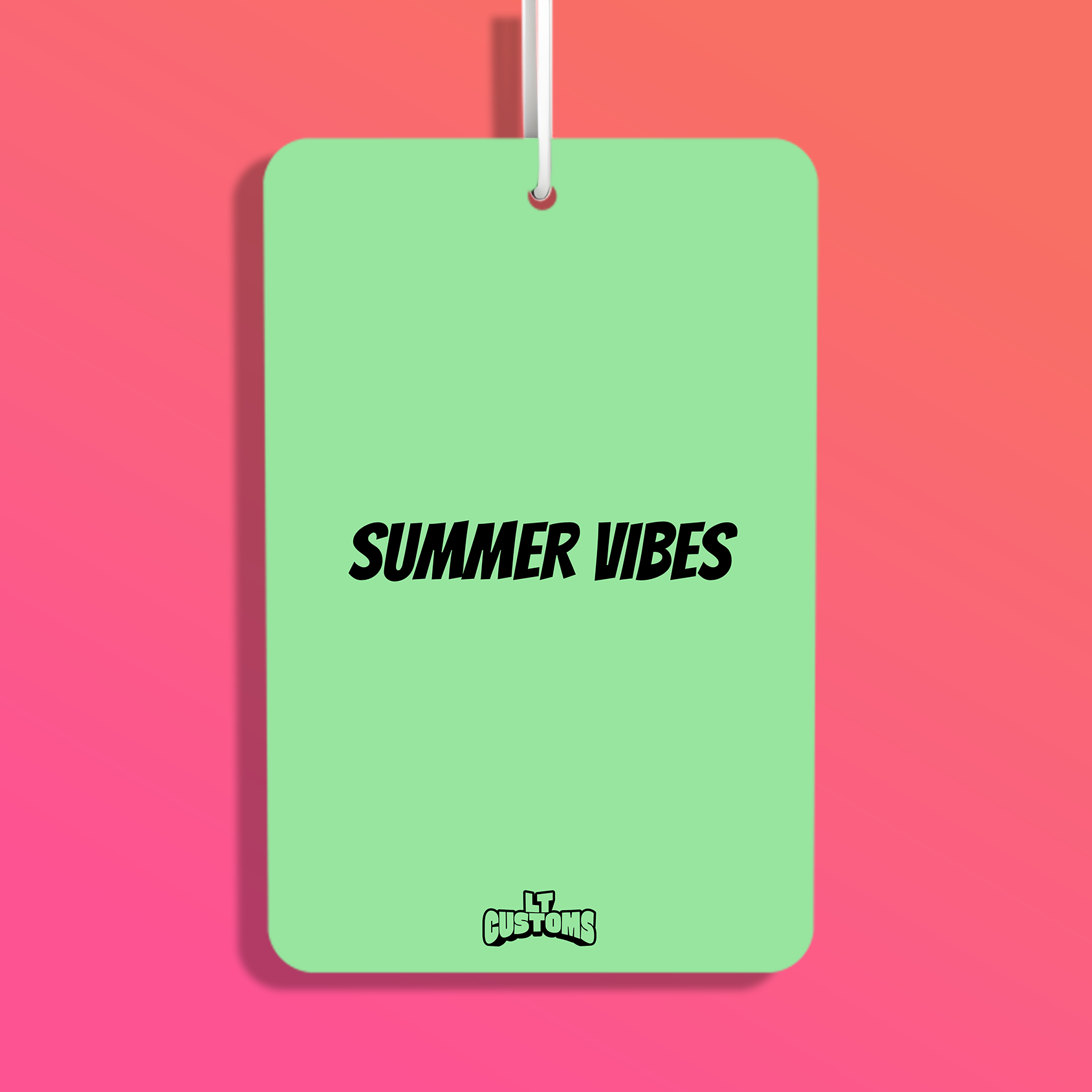 Summer Vibes - Green - Portrait Air Freshener.png