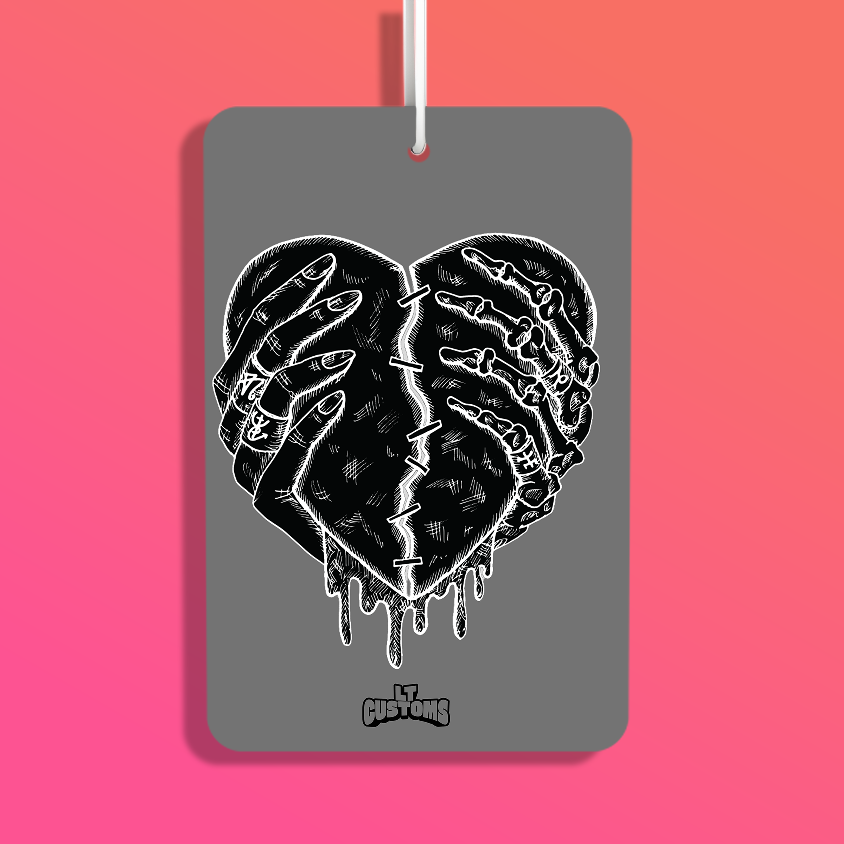 Stitched Heart Air Freshener