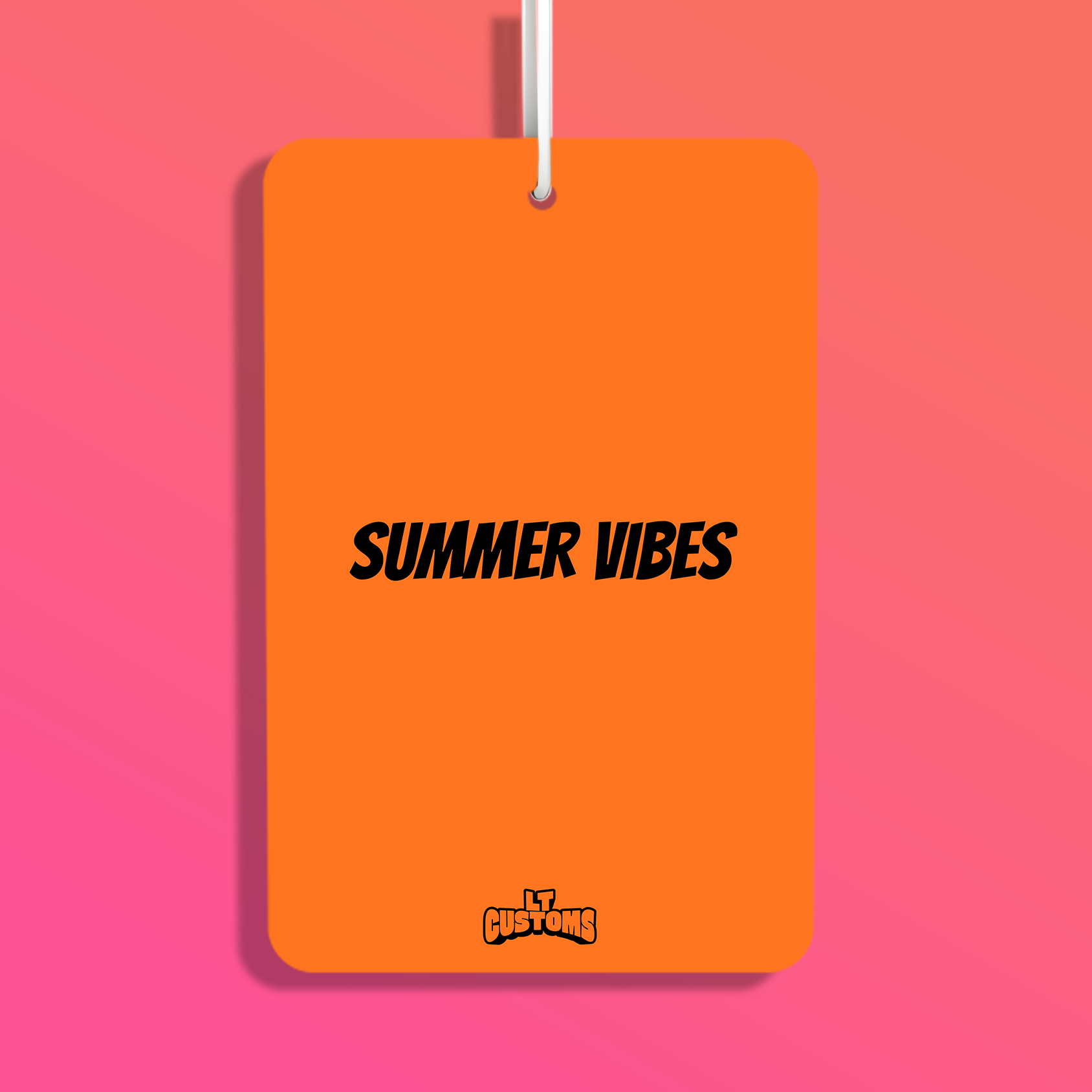 Summer Vibes - Orange - Portrait Air Freshener.png