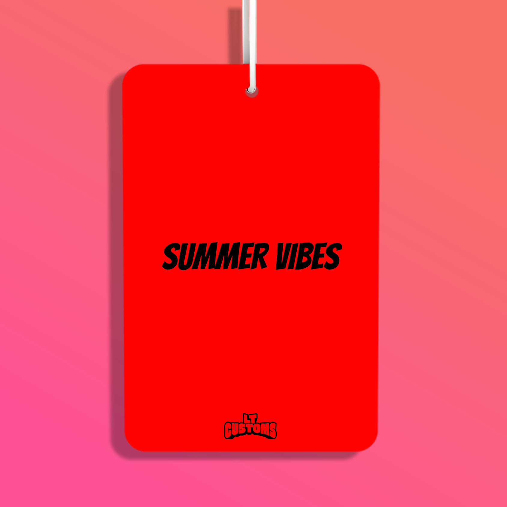 Summer Vibes - Red - Portrait Air Freshener.png