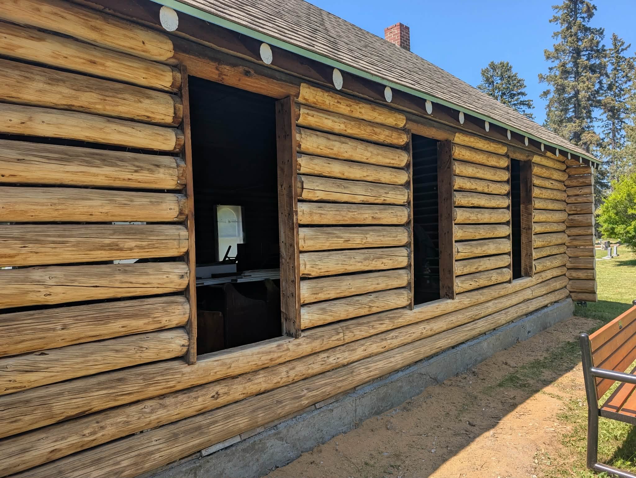 Before - Raven Union Church, Spruceview, Alberta