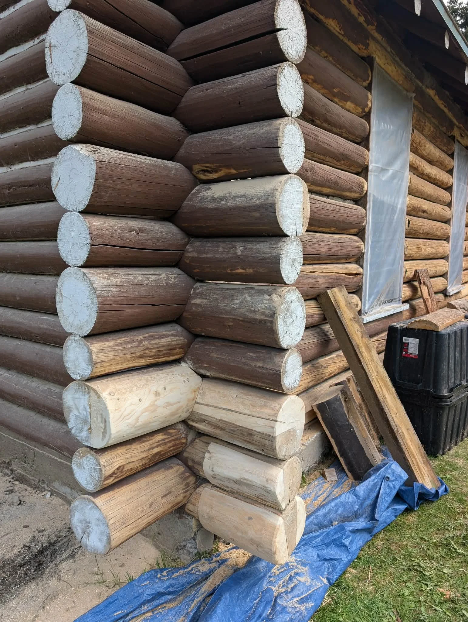 Before - Raven Union Church, Spruceview, Alberta