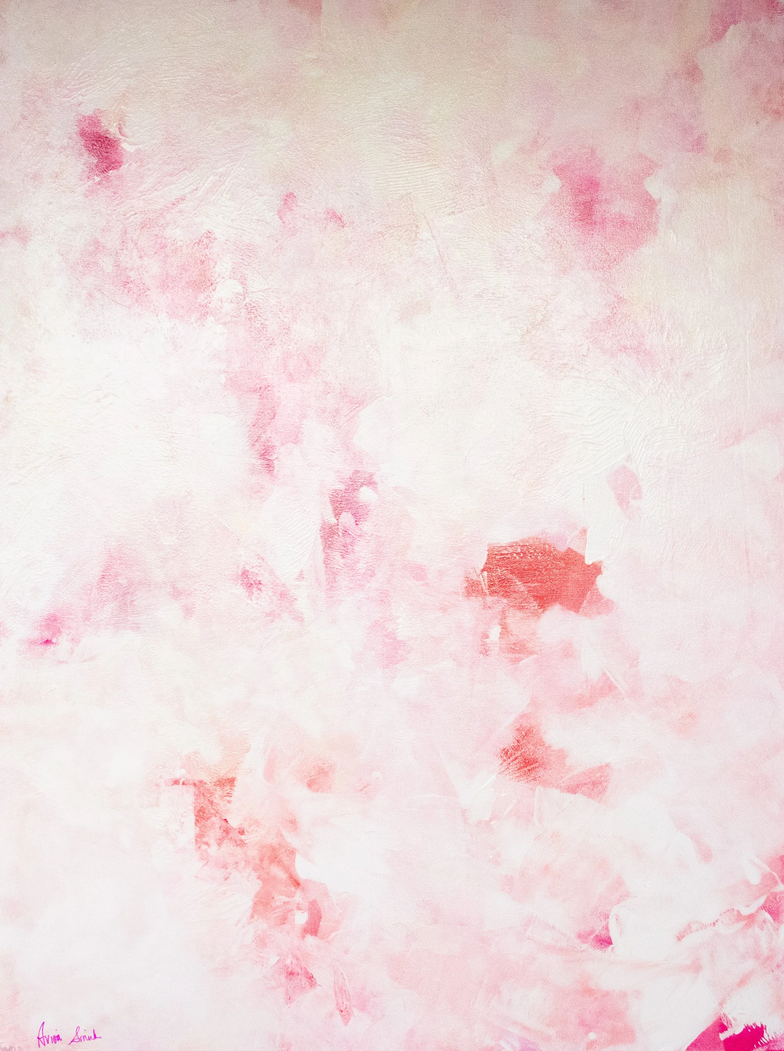 Precious Peonies, 
Acrylic on canvas, 
36 x 48