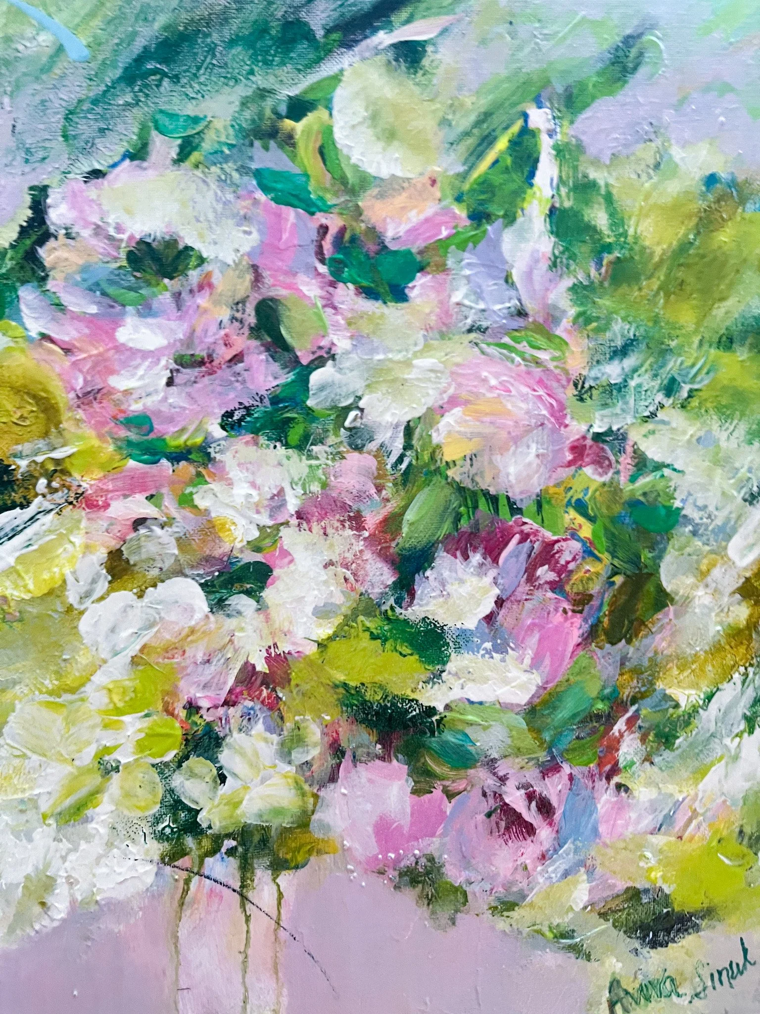Whispers in Spring, Acrylic on canvas, 12x16