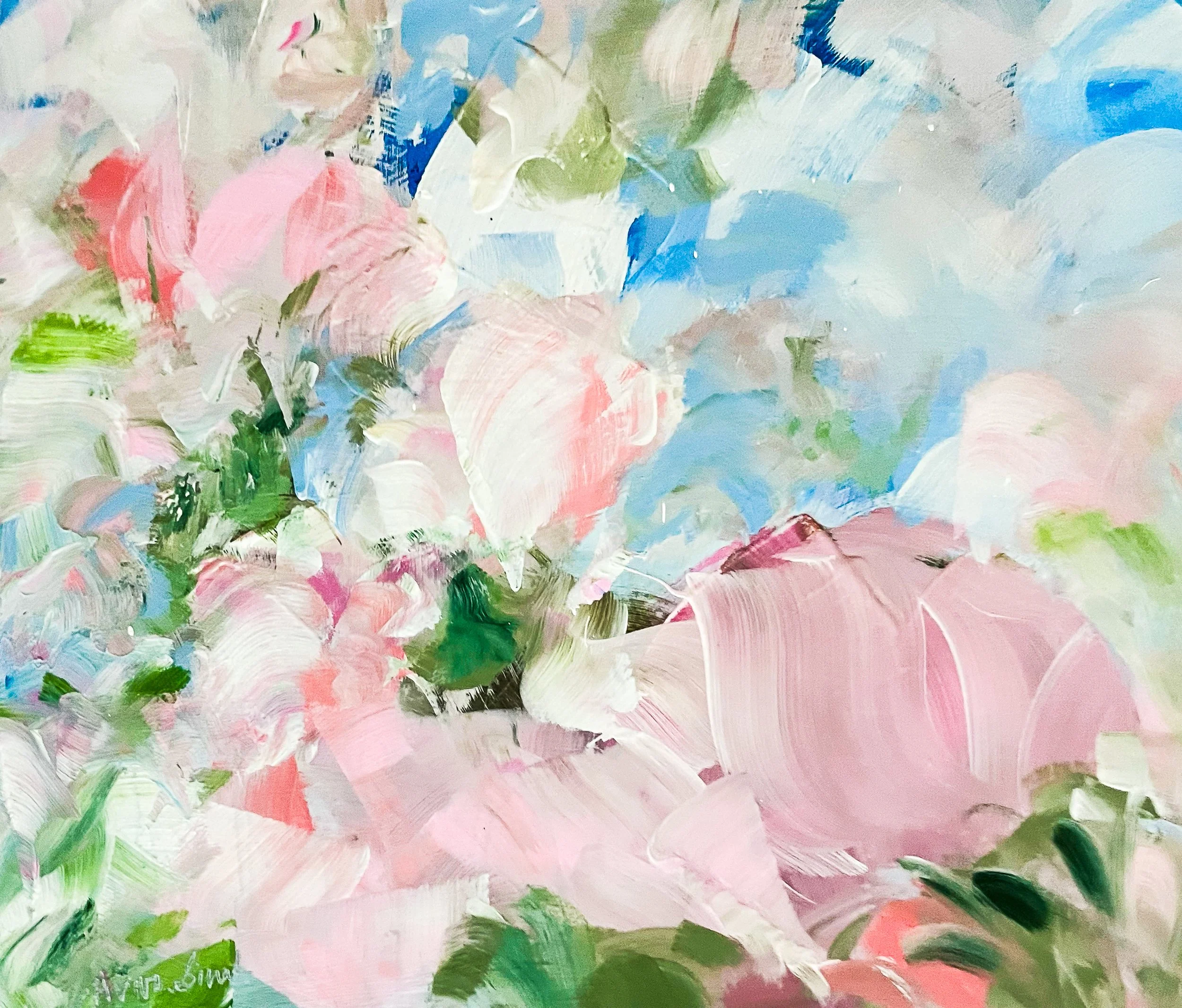 In Bloom, Acrylic on canvas, 24x20