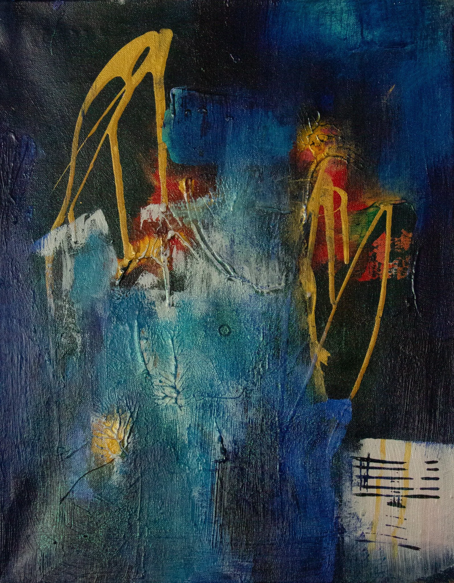 Chamber Music,
Acrylic on canvas,
12 x 16