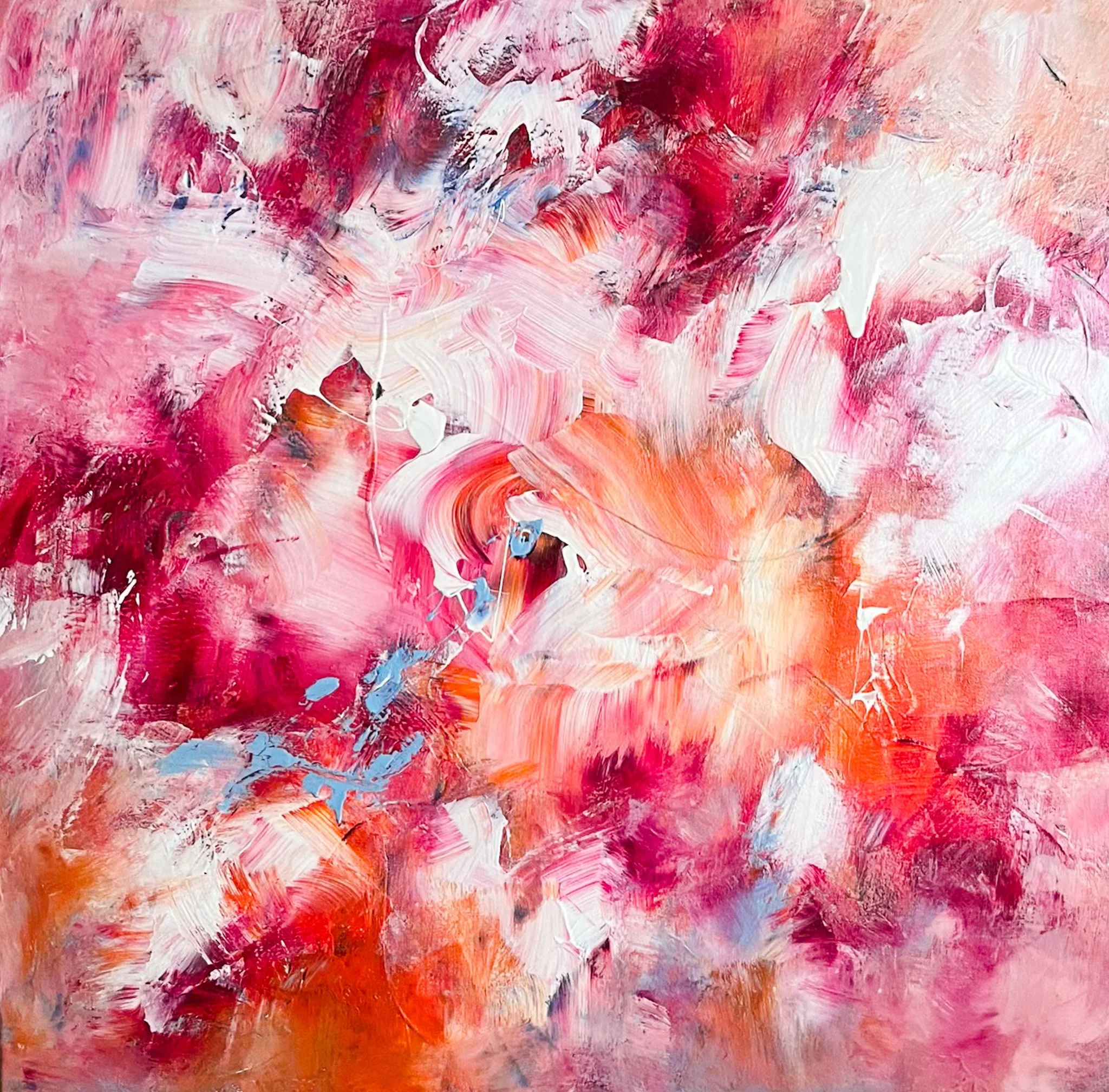 Can't Wait to Dance With You, Acrylic on canvas, 36x36