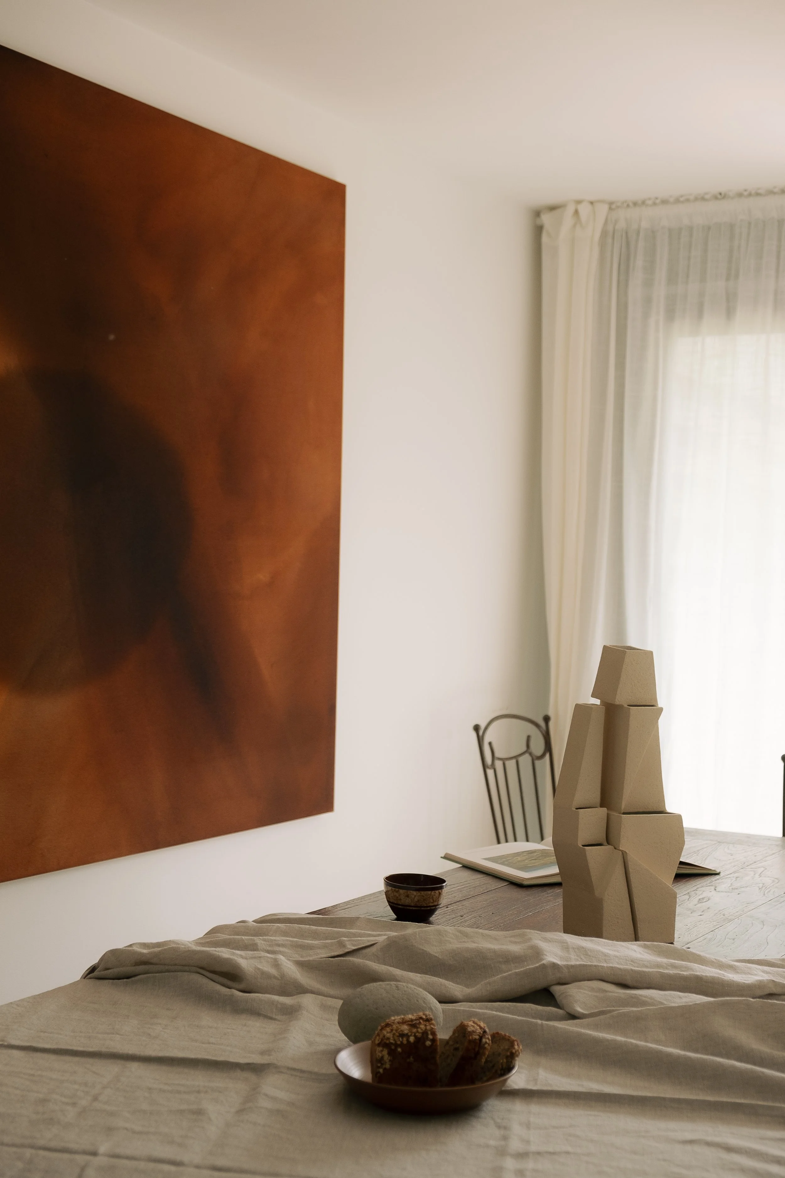 Bas-relief – art céramique –sculpture origami – Caroline Desile