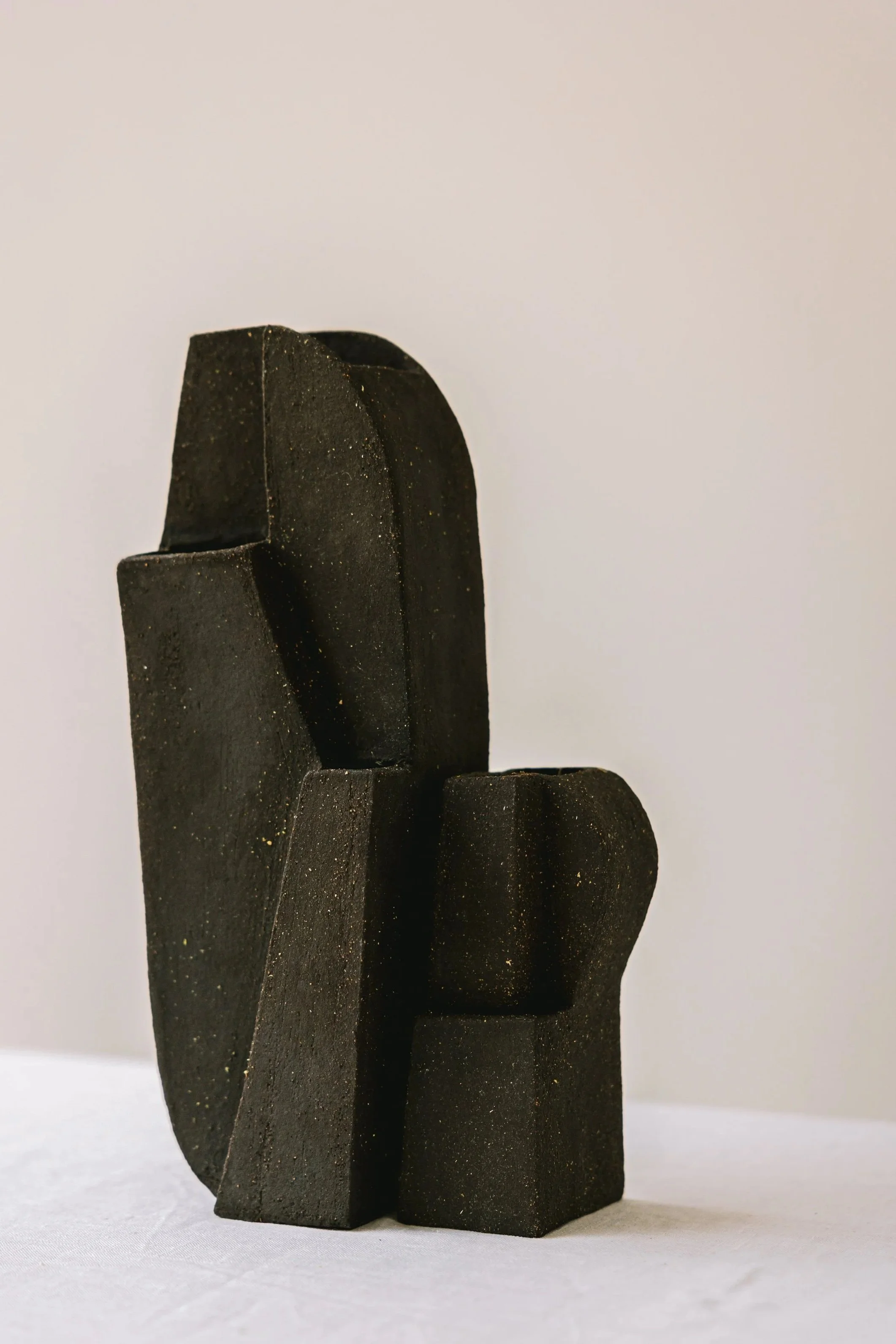 Sculpture en grès – Caroline Desile – série Terrace