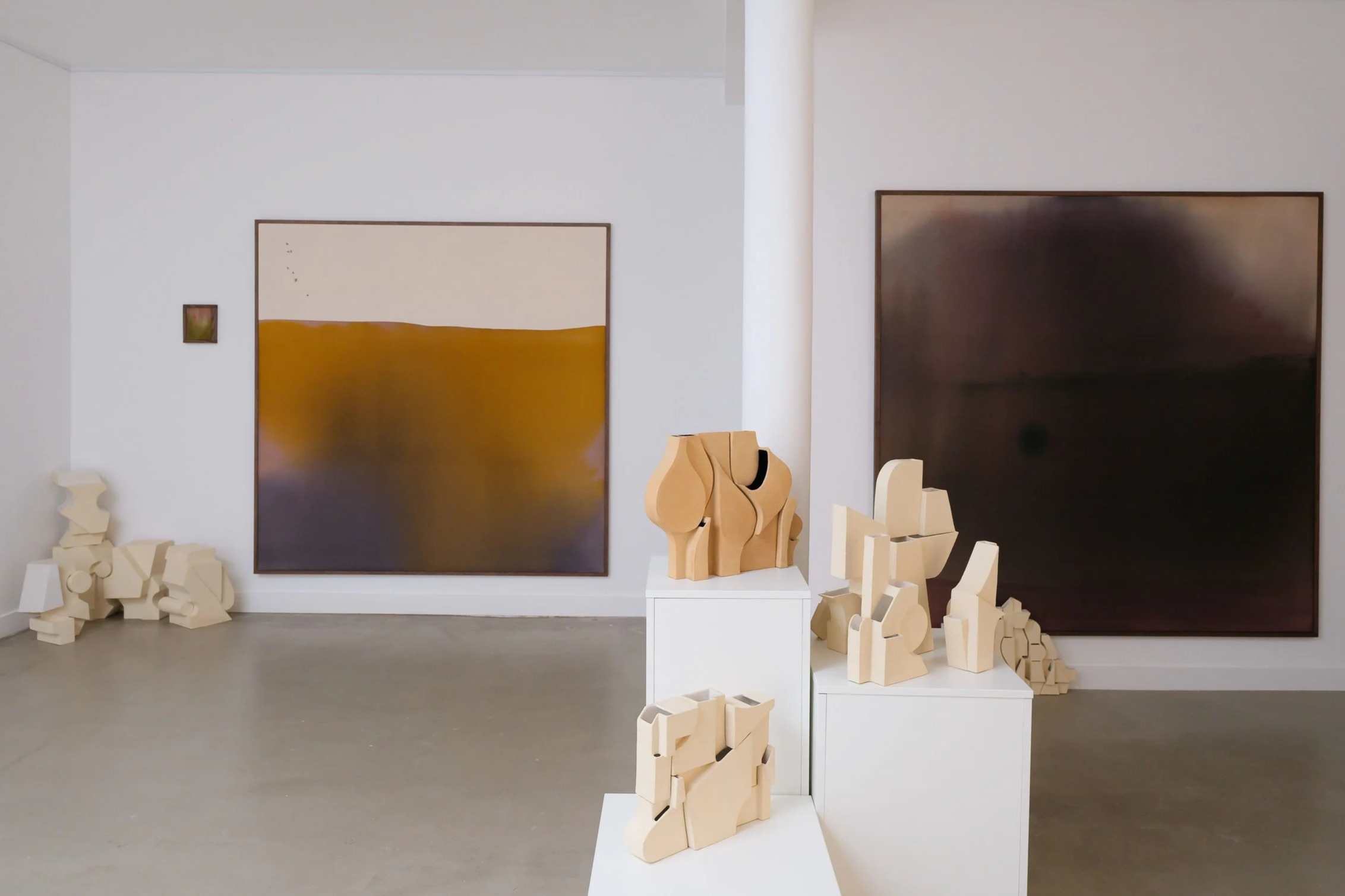 Fragments of Territory – exposition art peinture sculpture – Anais Vindel & Caroline Desile – Zone Trois Galerie