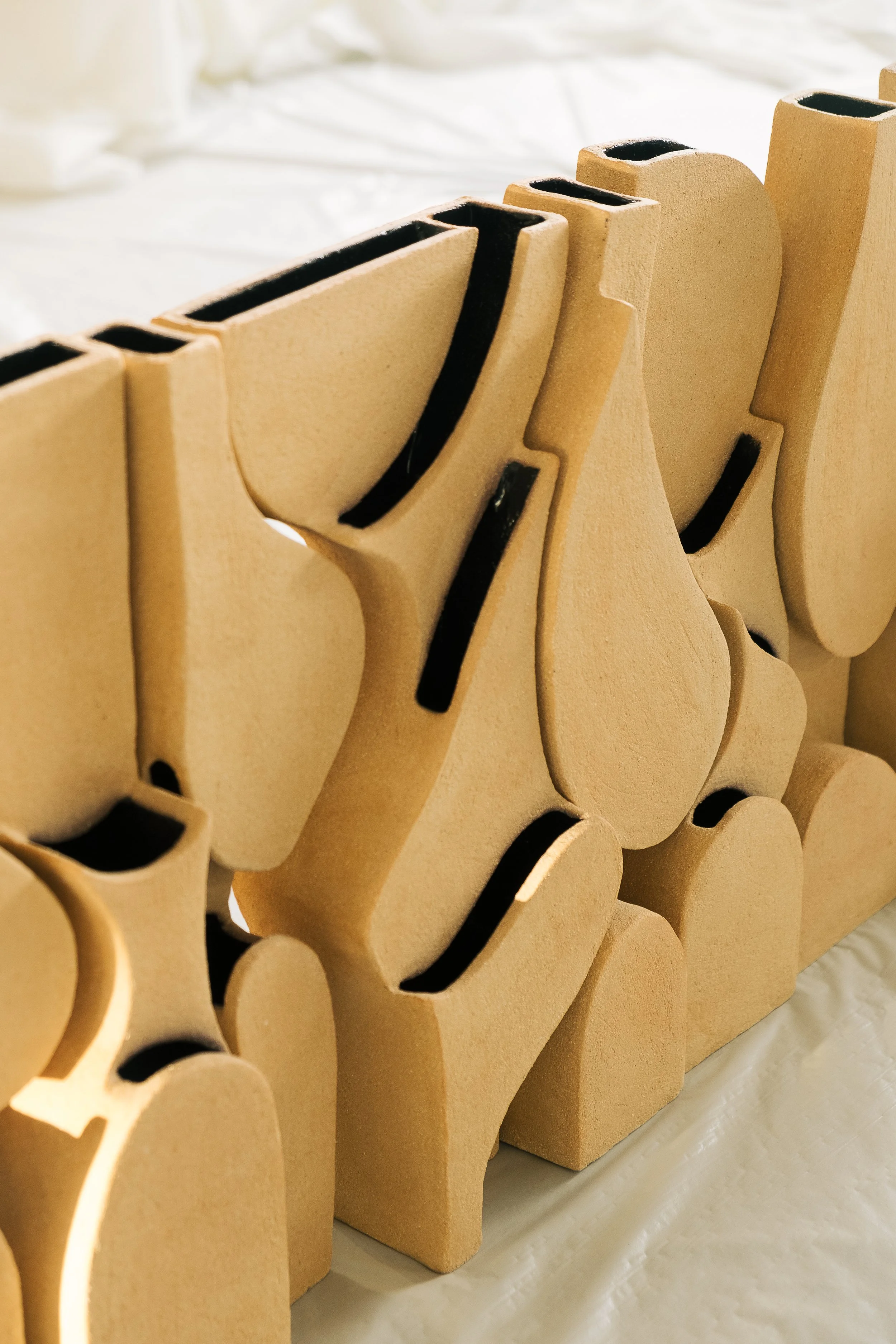 Sculpture en grès – Caroline Desile – série Hill