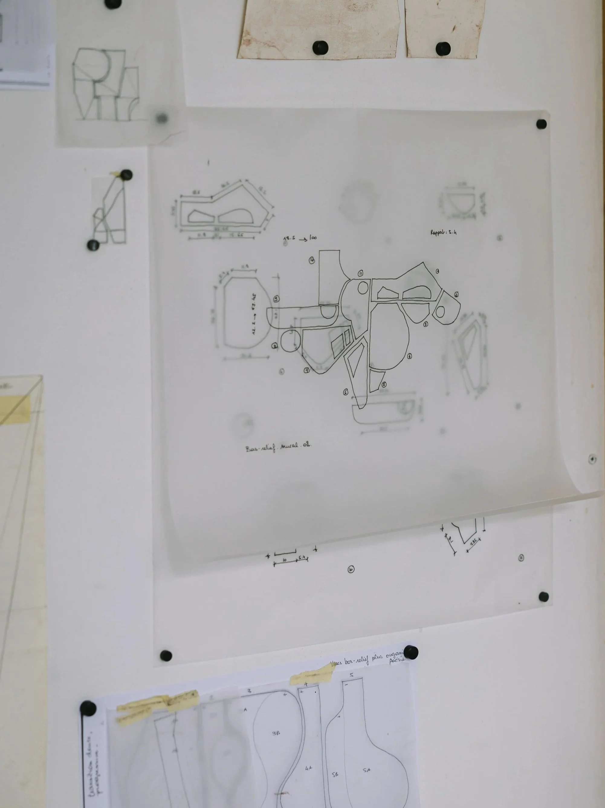 Dessins techniques – sculpture – Caroline Desile