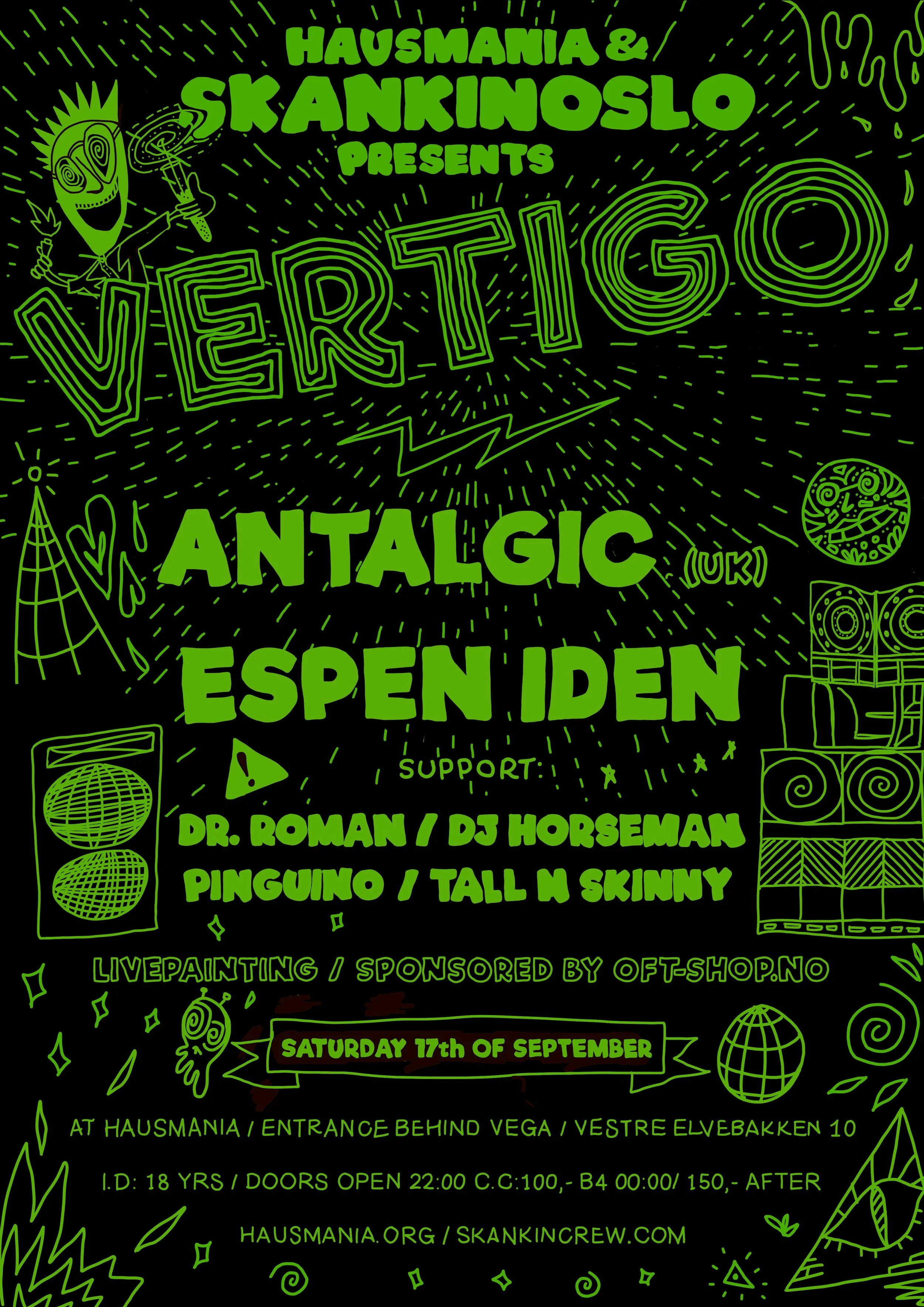 SkankinOslo: Vertigo feat. Antalgic (UK) & Espen Iden (NO)